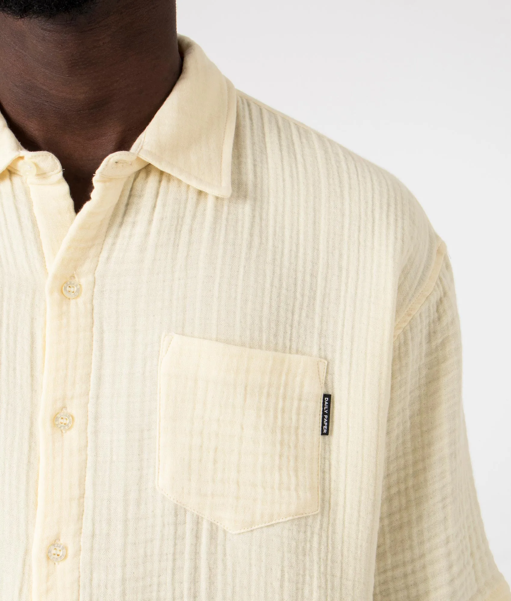 Enzi Seersucker Short Sleeve Shirt