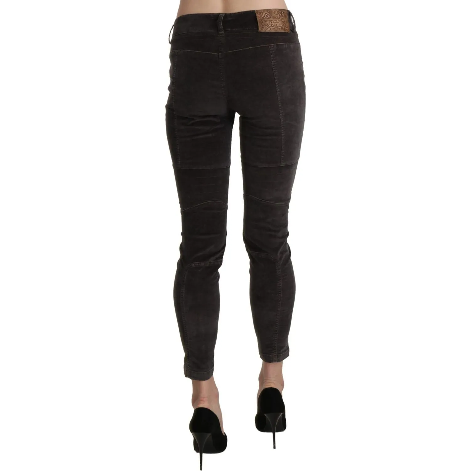 Ermanno Scervino Chic Brown Capri Cropped Pants