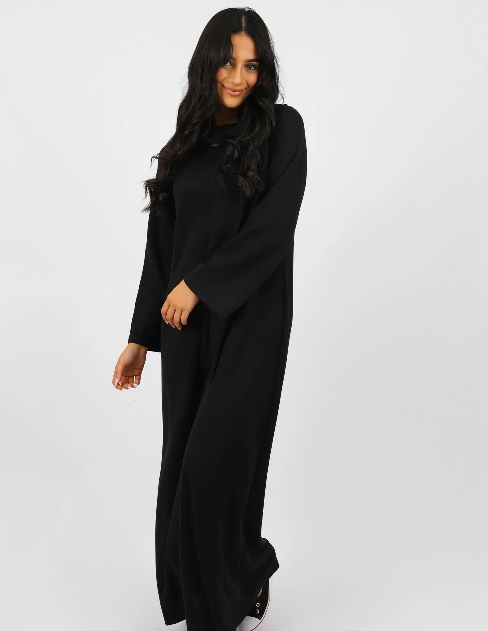 Escape Hooded Tie Abaya