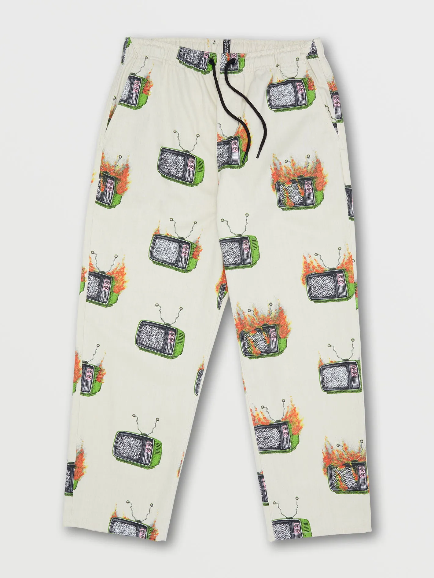 Featured Artist Justin Hager Elastic Waist Pants - Whitecap Grey