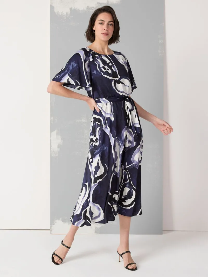 FINAL SALE NIC ZOE F241904 Watercolor Vines Jeni Dress