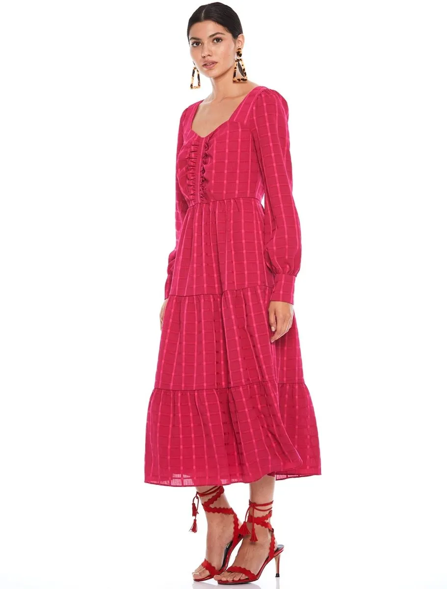 FLAMENCO MIDI DRESS