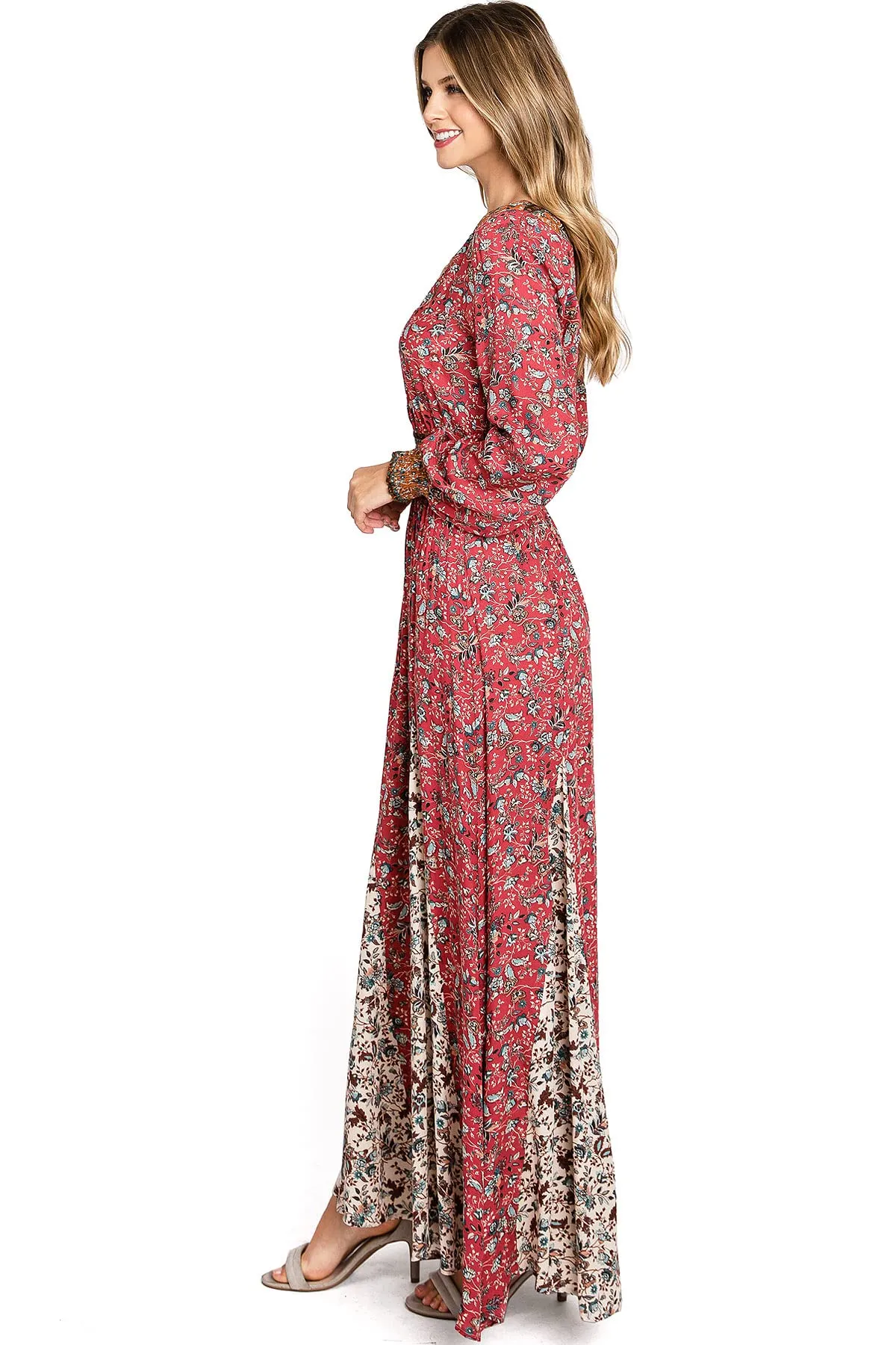 Floral Mirage Maxi Dress