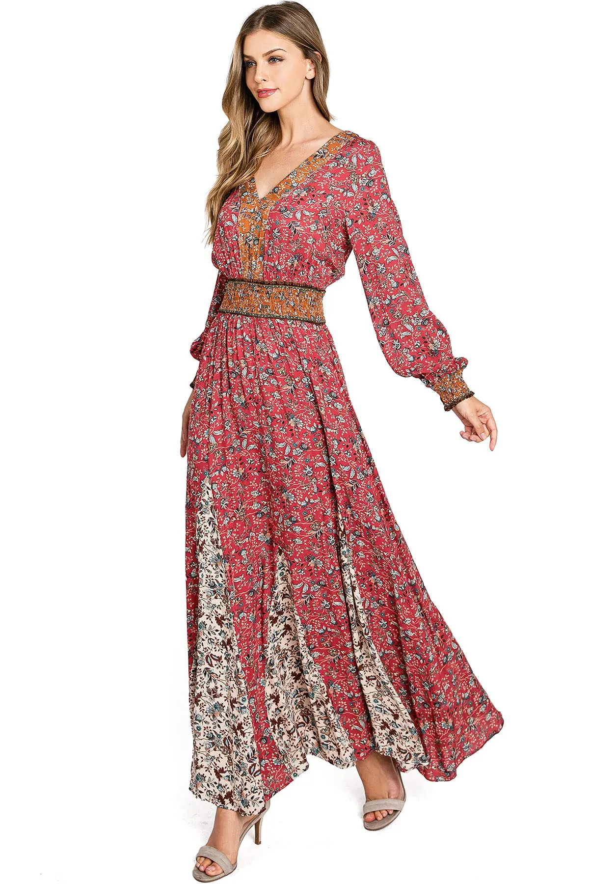 Floral Mirage Maxi Dress