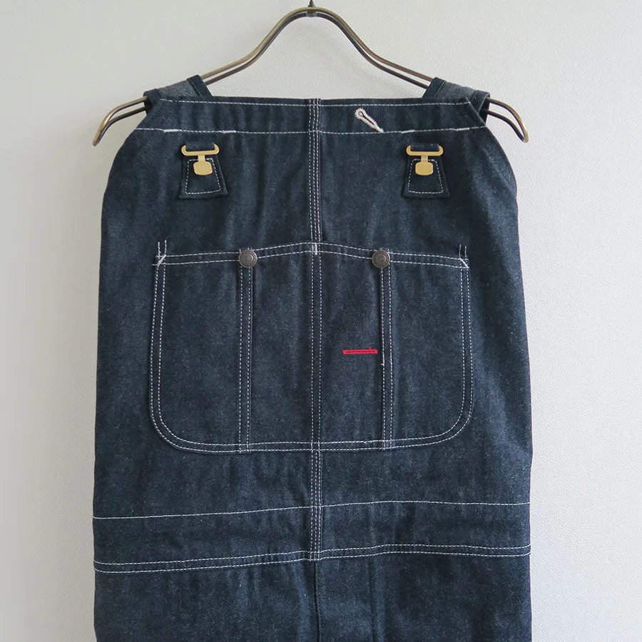 【FUMIKA UCHIDA/フミカウチダ】 <br>DENIM OVERALL APRON MAXI DRESS <br>T-OP001