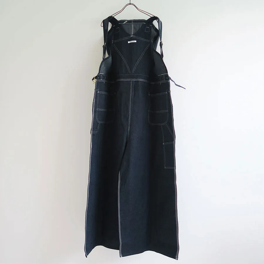 【FUMIKA UCHIDA/フミカウチダ】 <br>DENIM OVERALL APRON MAXI DRESS <br>T-OP001