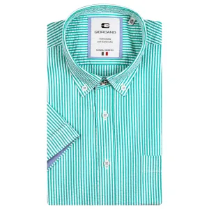 Giordano Short Sleeved Seersucker Cotton Shirt 216809 - Mint