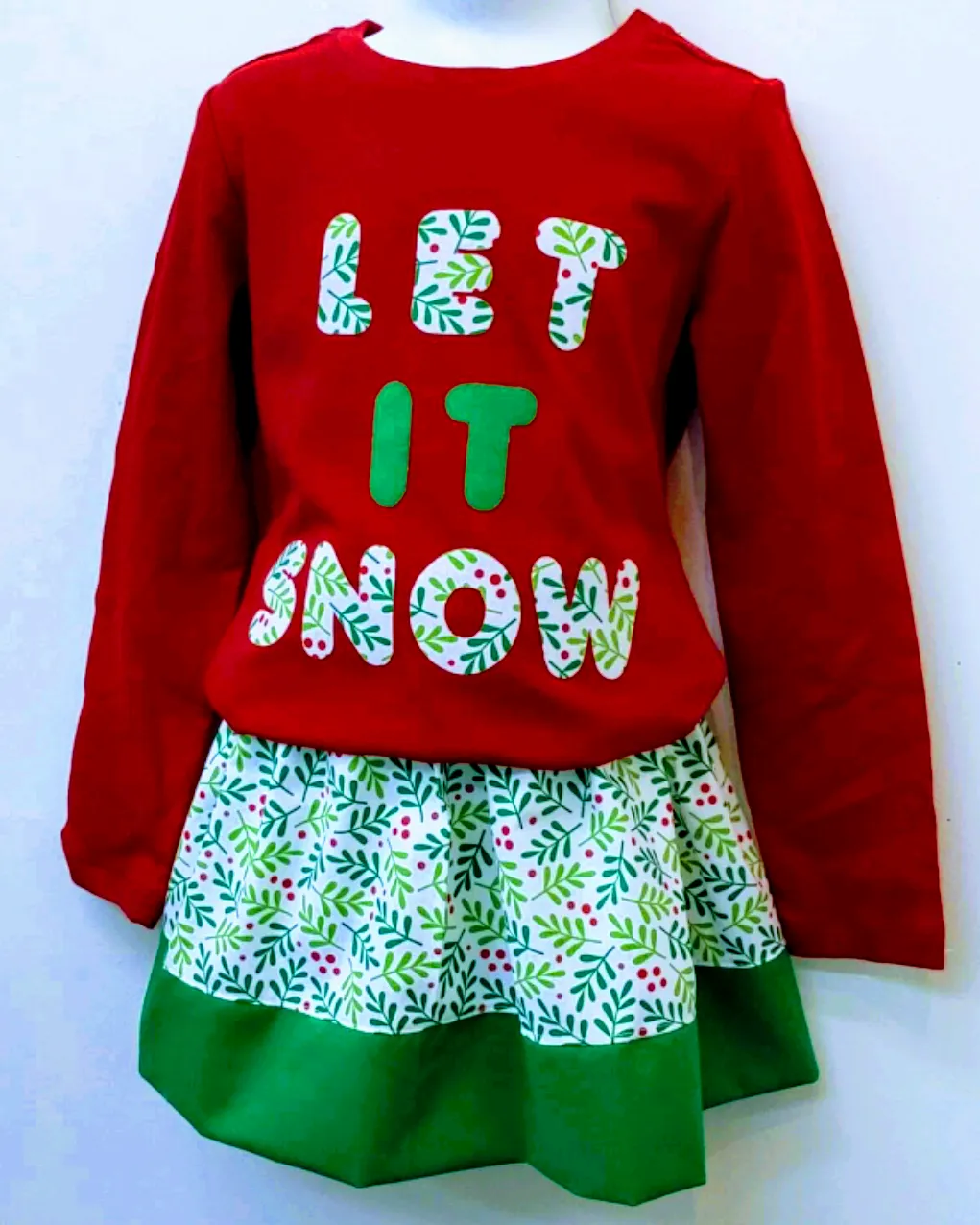 Girl's 2-piece Christmas Outfit