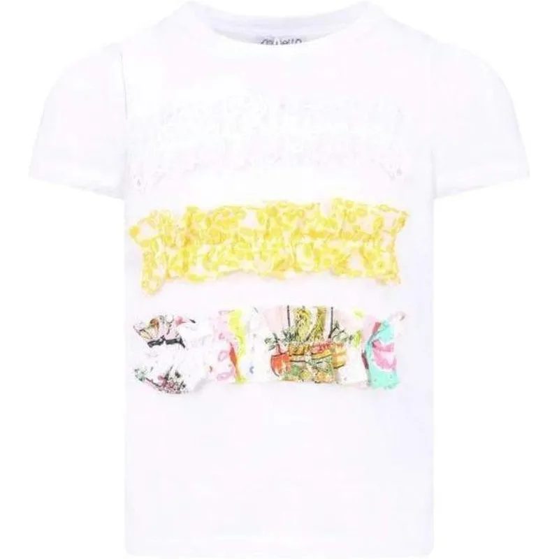 Girls White T-Shirt