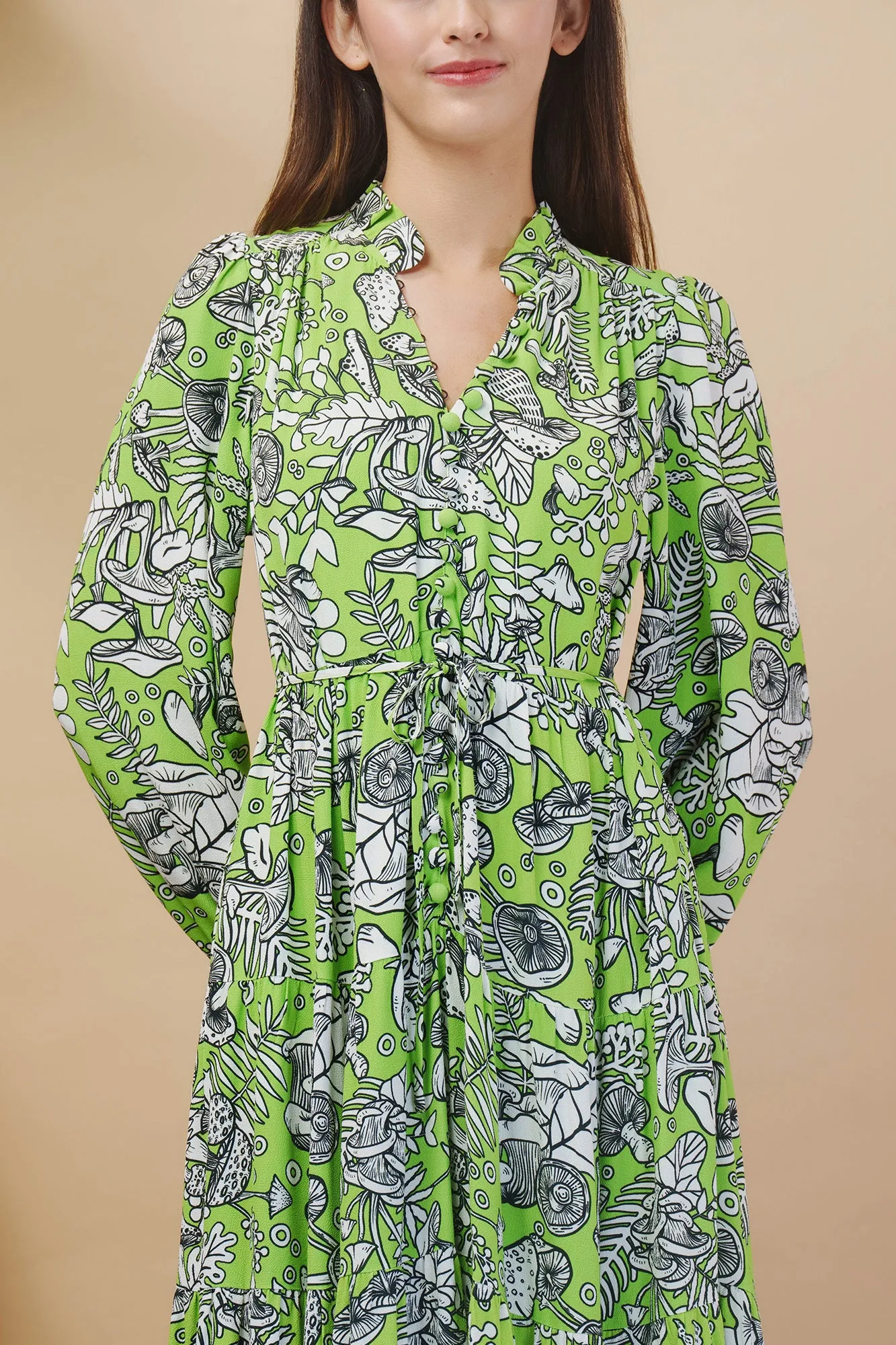 Groovy Fungi Maxi Dress