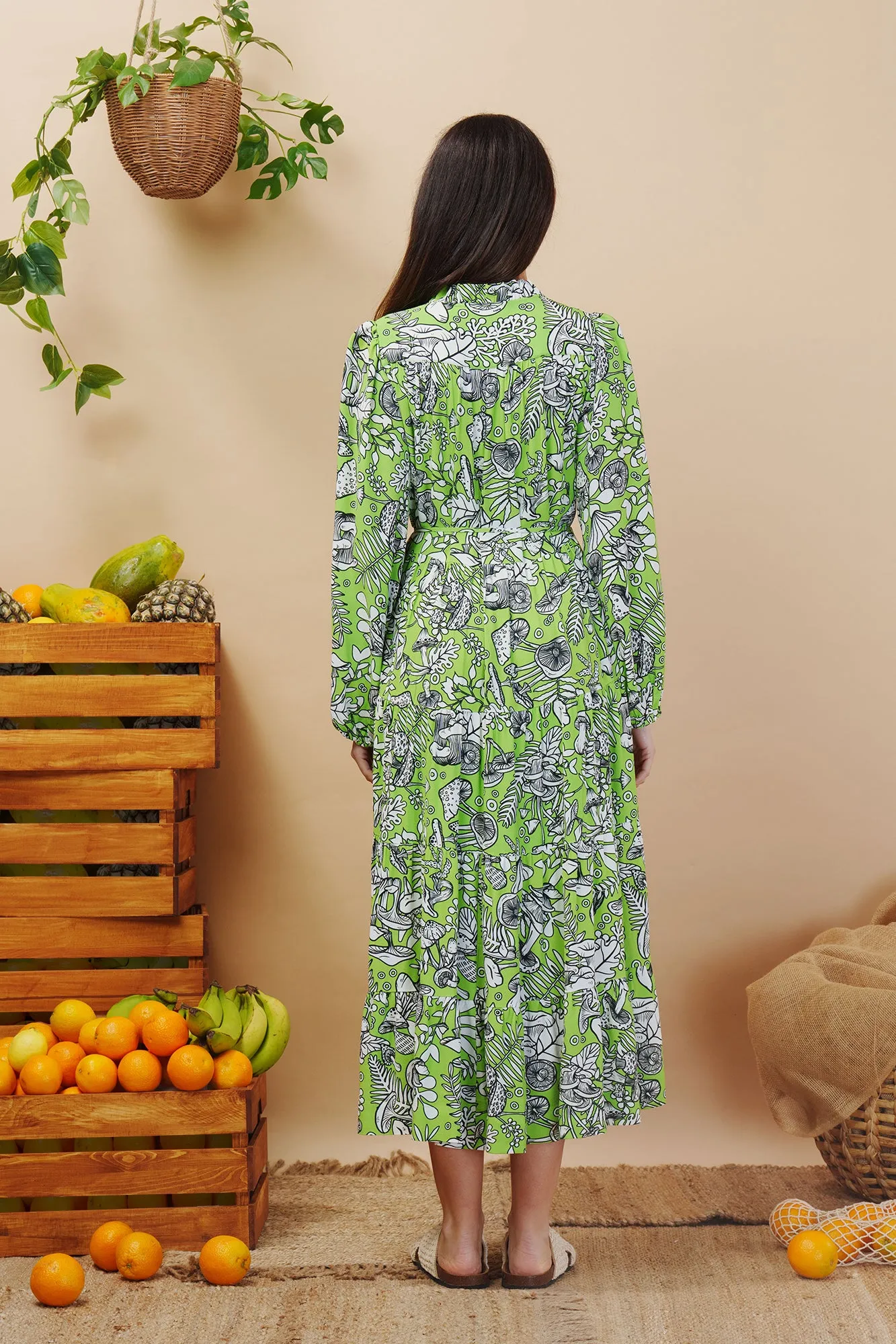 Groovy Fungi Maxi Dress