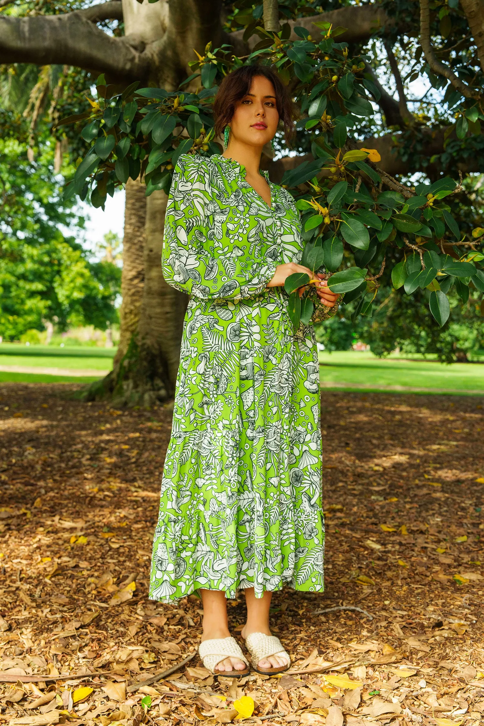 Groovy Fungi Maxi Dress