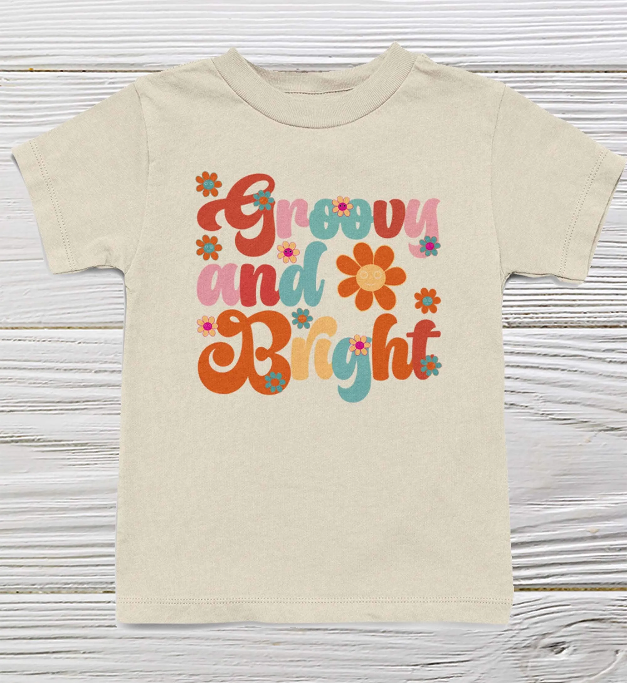 Groovy shirt Radiate Retro Vibes! Explore Bright and Groovy Kids DTG Printed Shirts. Trendy styles for the little ones! KidFashion