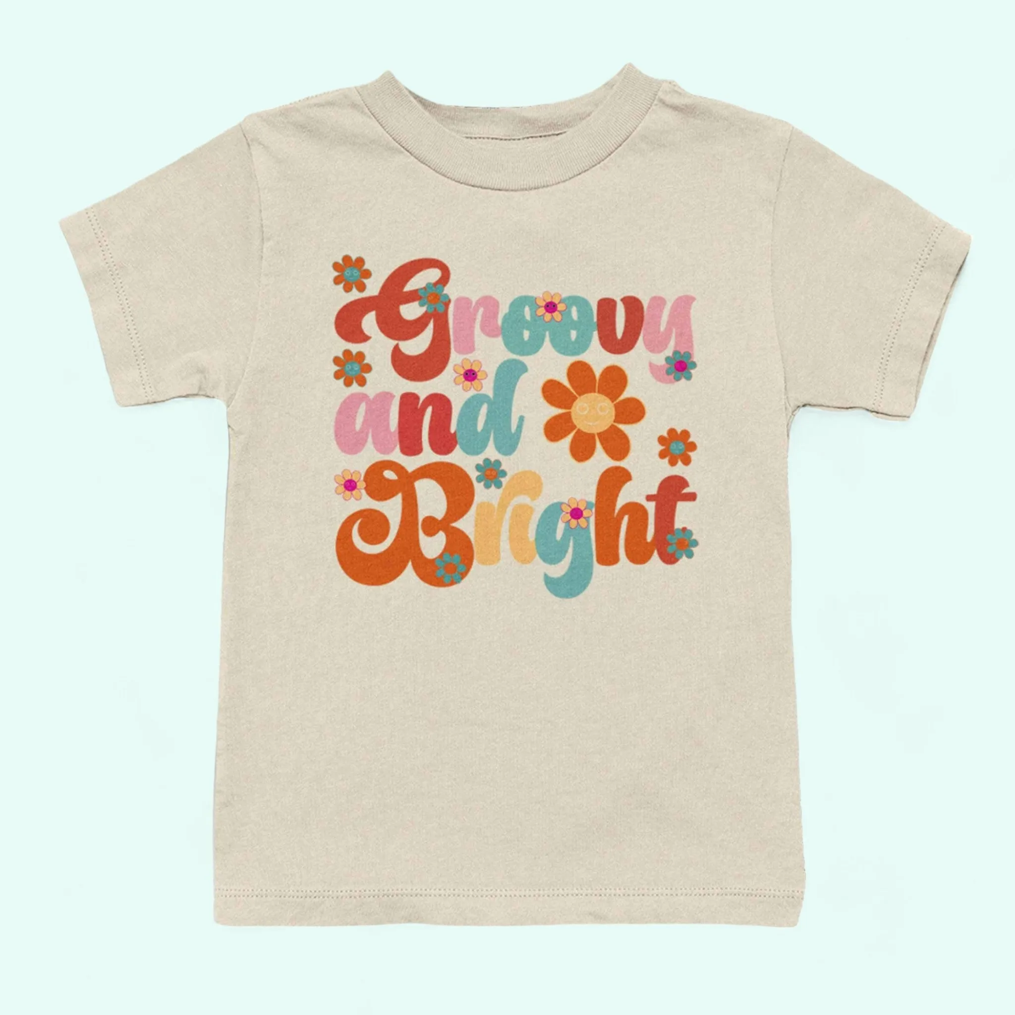 Groovy shirt Radiate Retro Vibes! Explore Bright and Groovy Kids DTG Printed Shirts. Trendy styles for the little ones! KidFashion