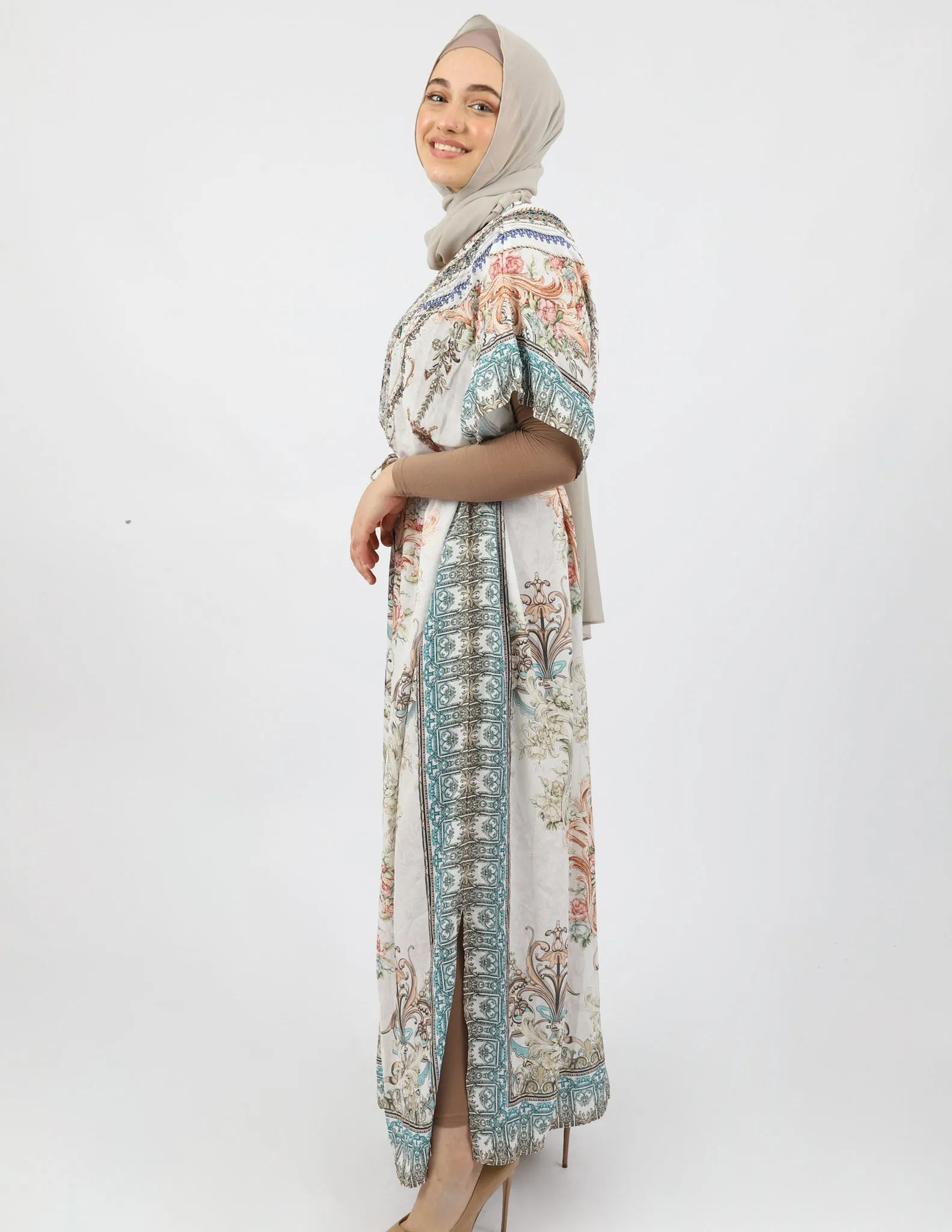 Hazel Beaded Kaftan