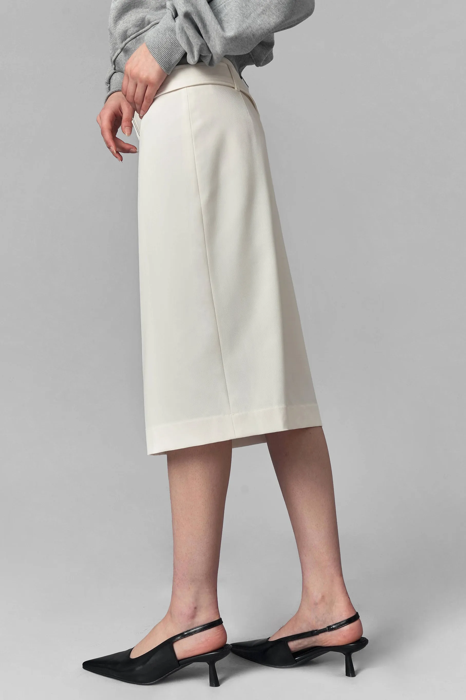 Hike Belted Midi Skirt