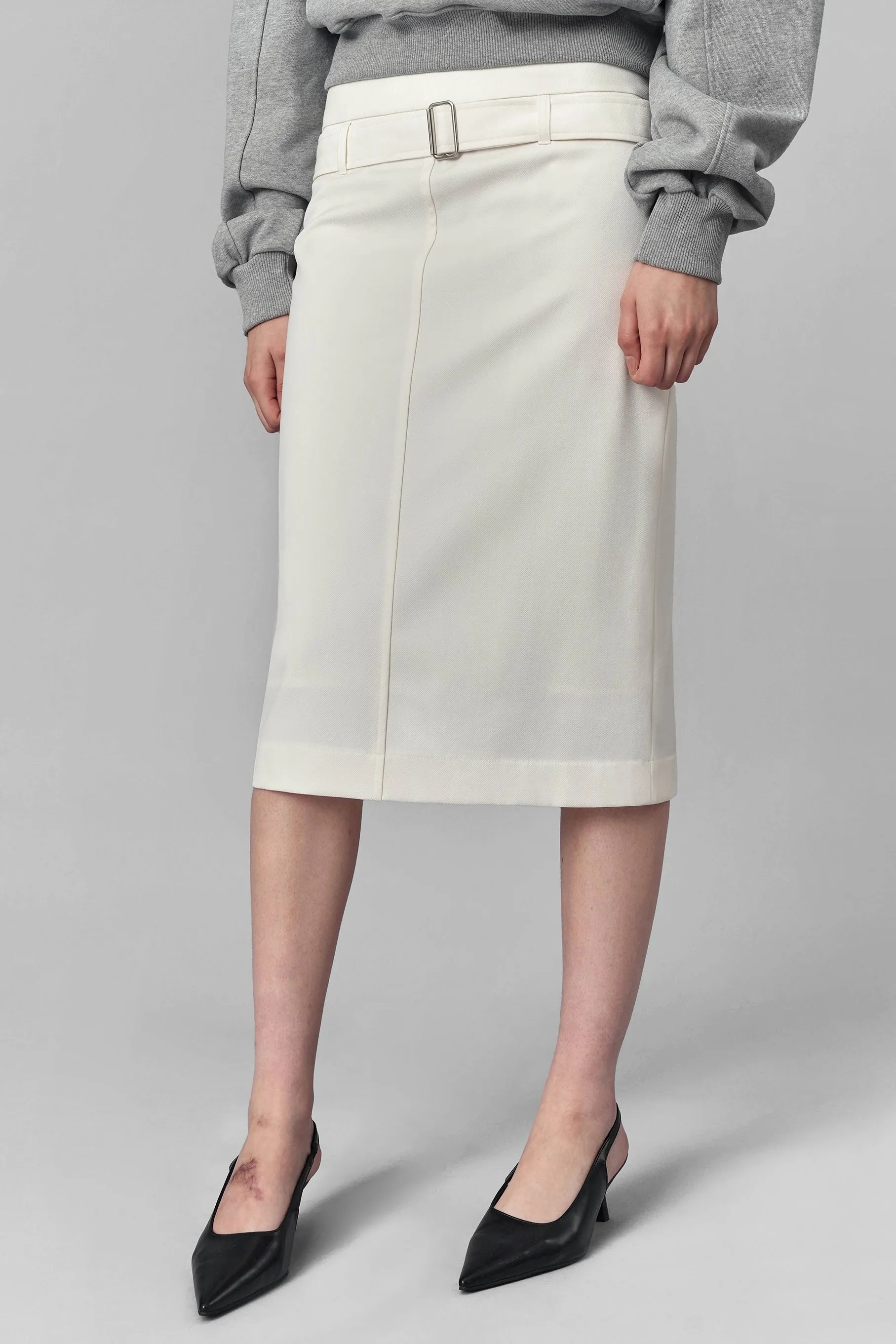 Hike Belted Midi Skirt