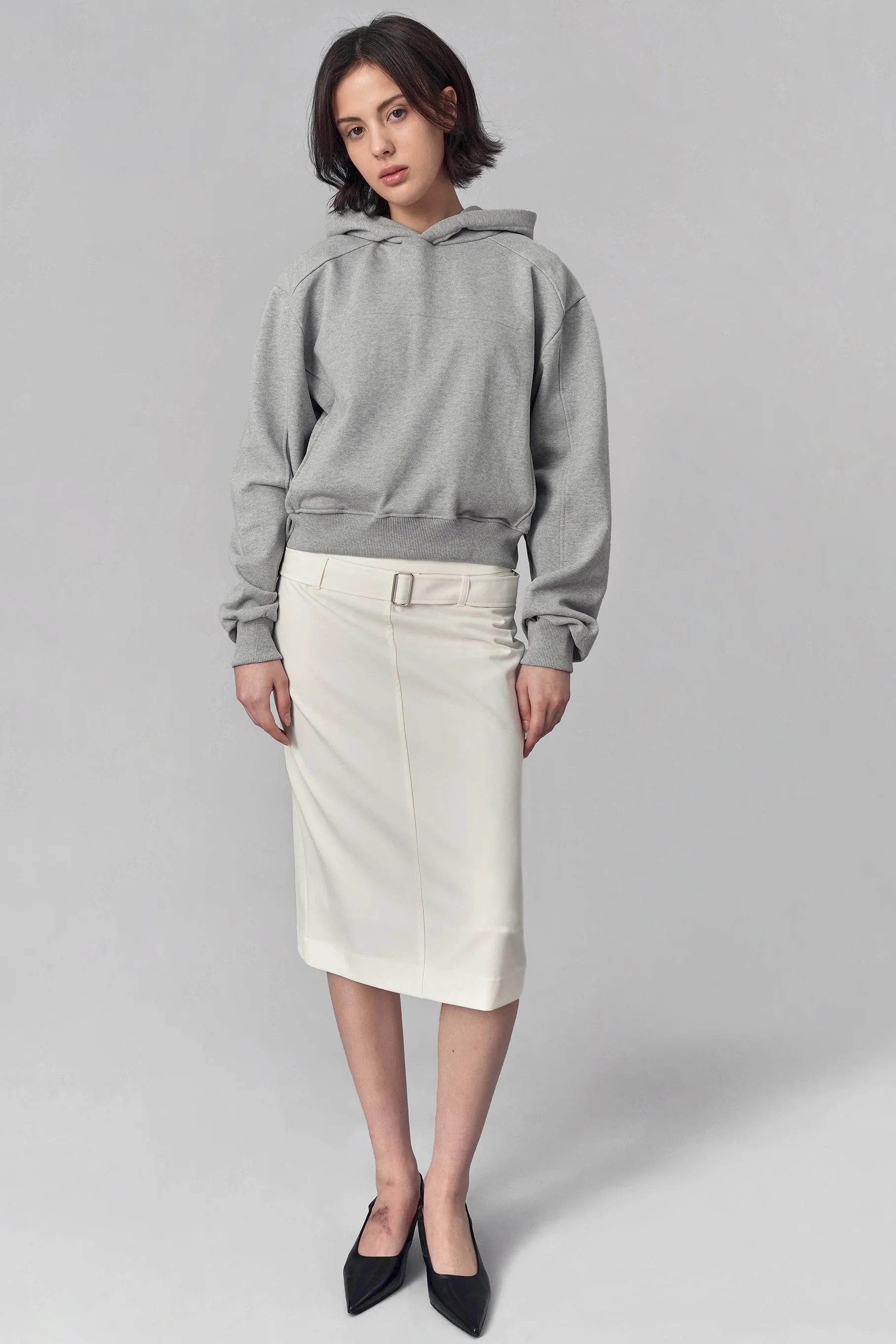 Hike Belted Midi Skirt