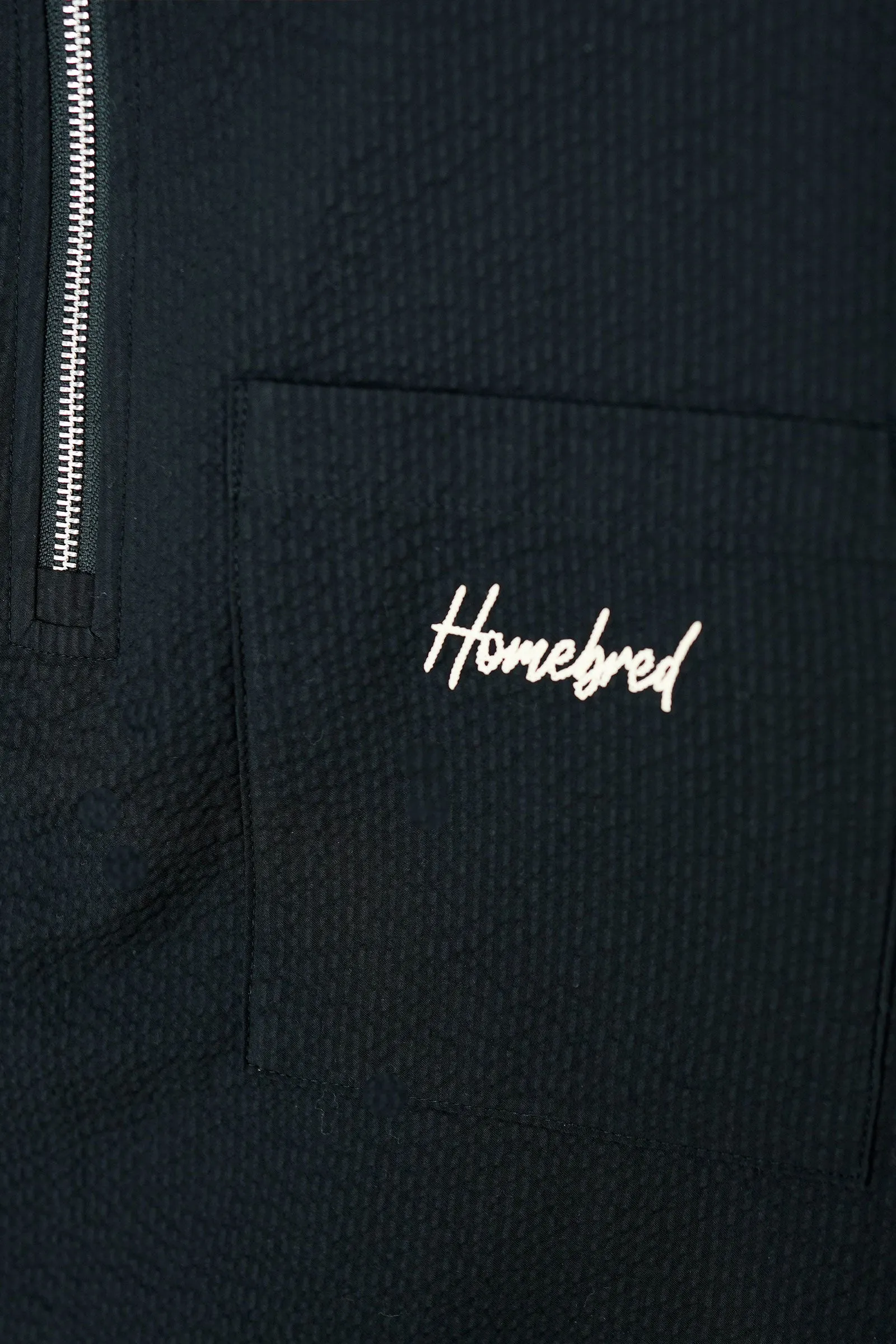 Homebred 1/4 Zip Seersucker Shirt