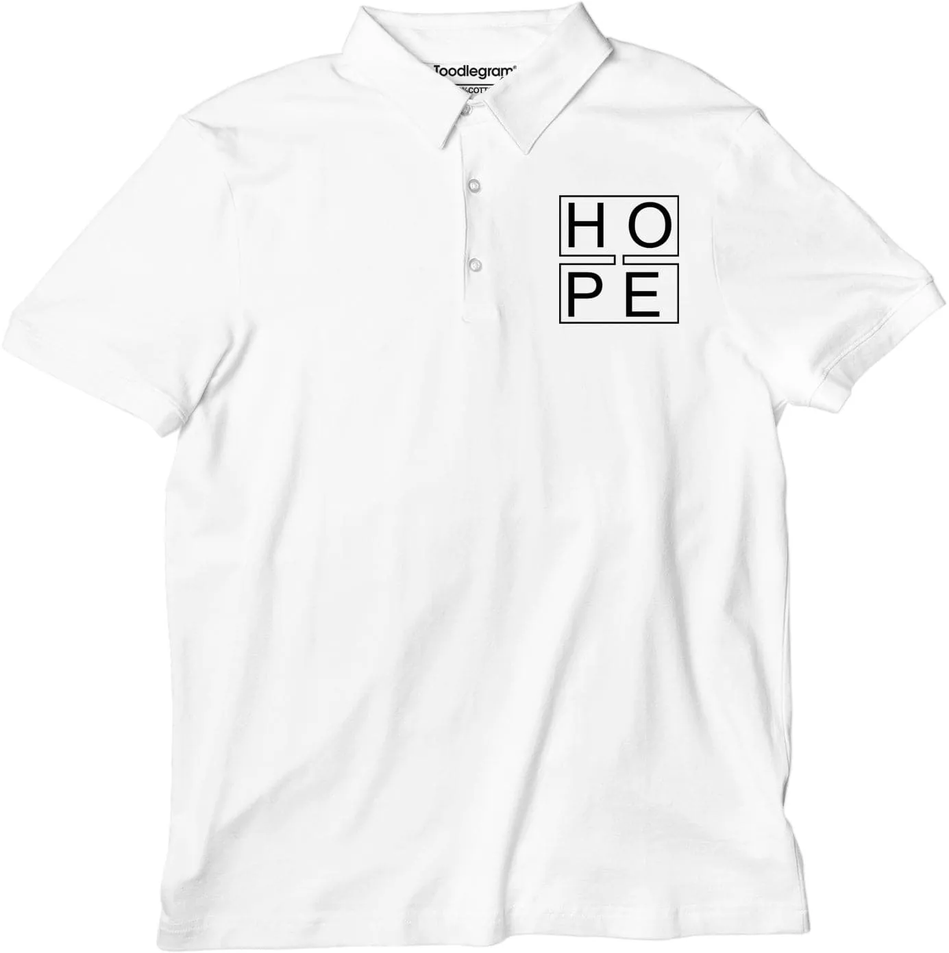 Hope Unisex Polo T-shirt