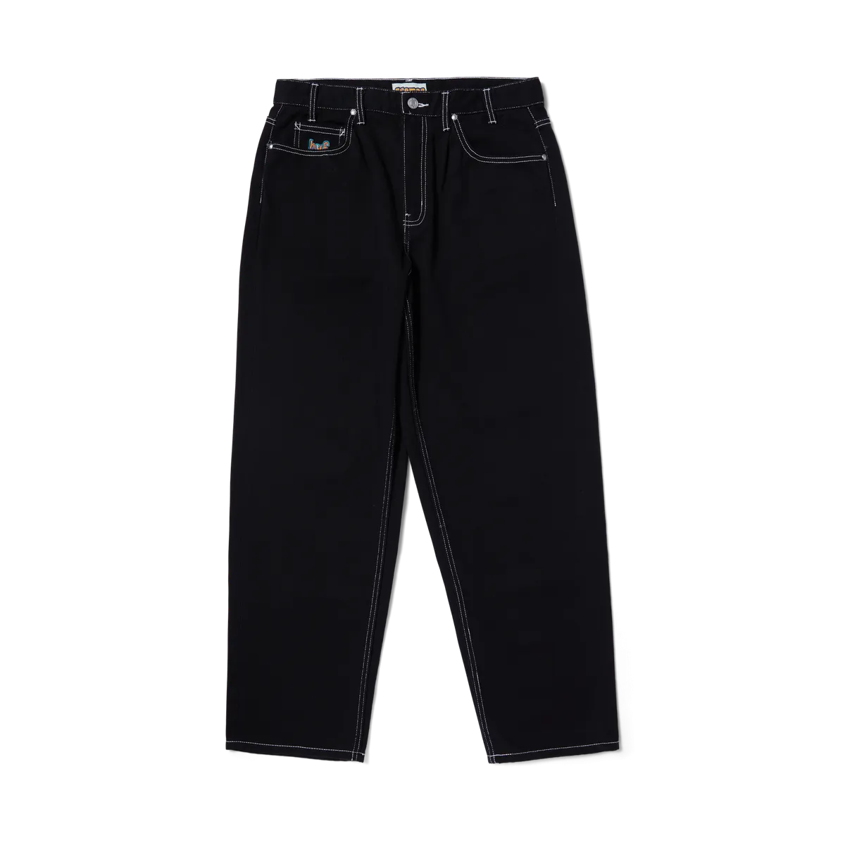 HUF CROMER PANT BLACK/WHITE