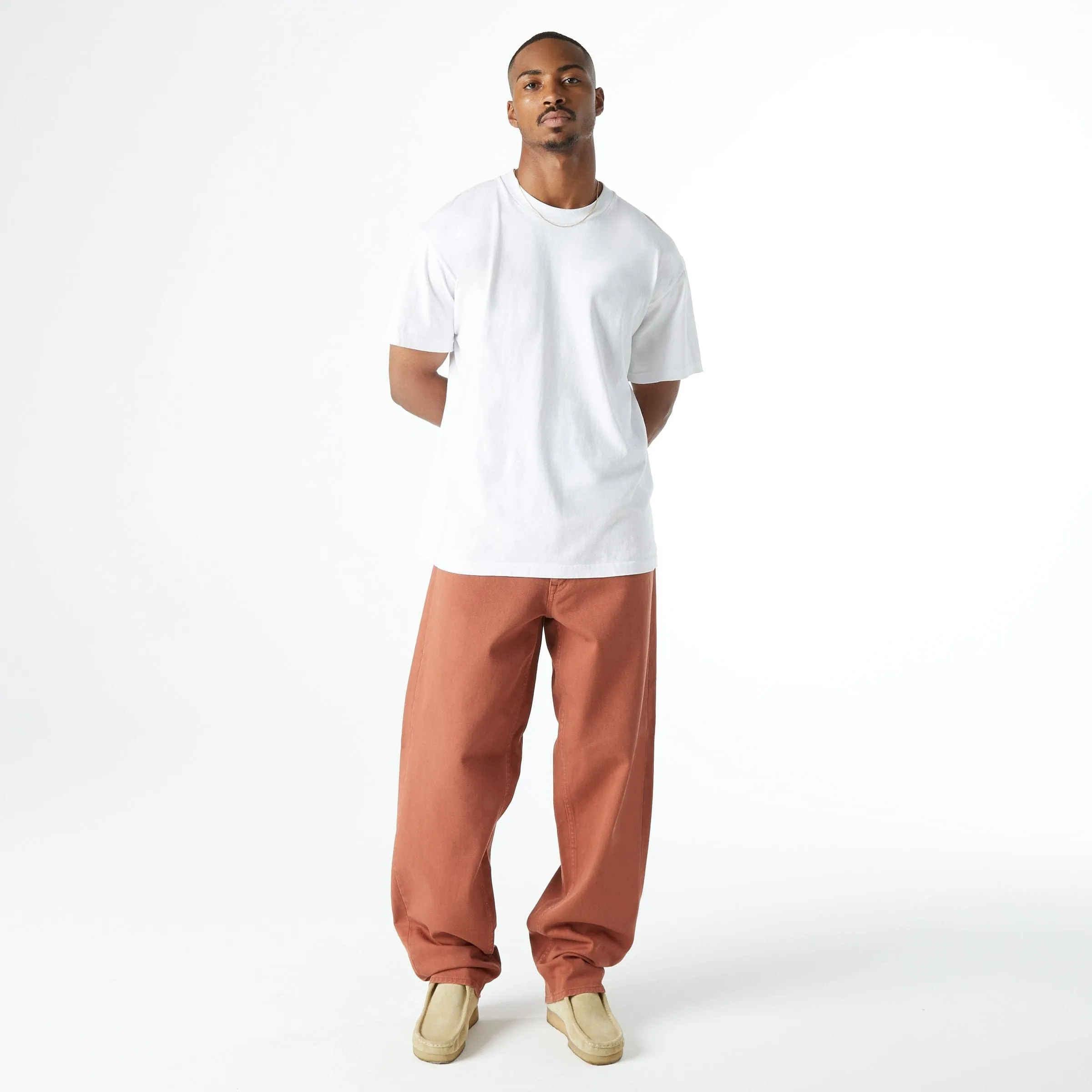 HUF CROMER SIGNATURE PANT WASHED BROWN