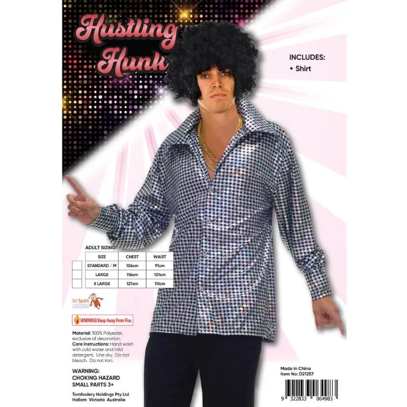 Hustling Hunk Disco Shirt-Men's