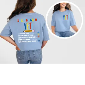 Inspirational Teacher School Staff Shirt Comfort Colors