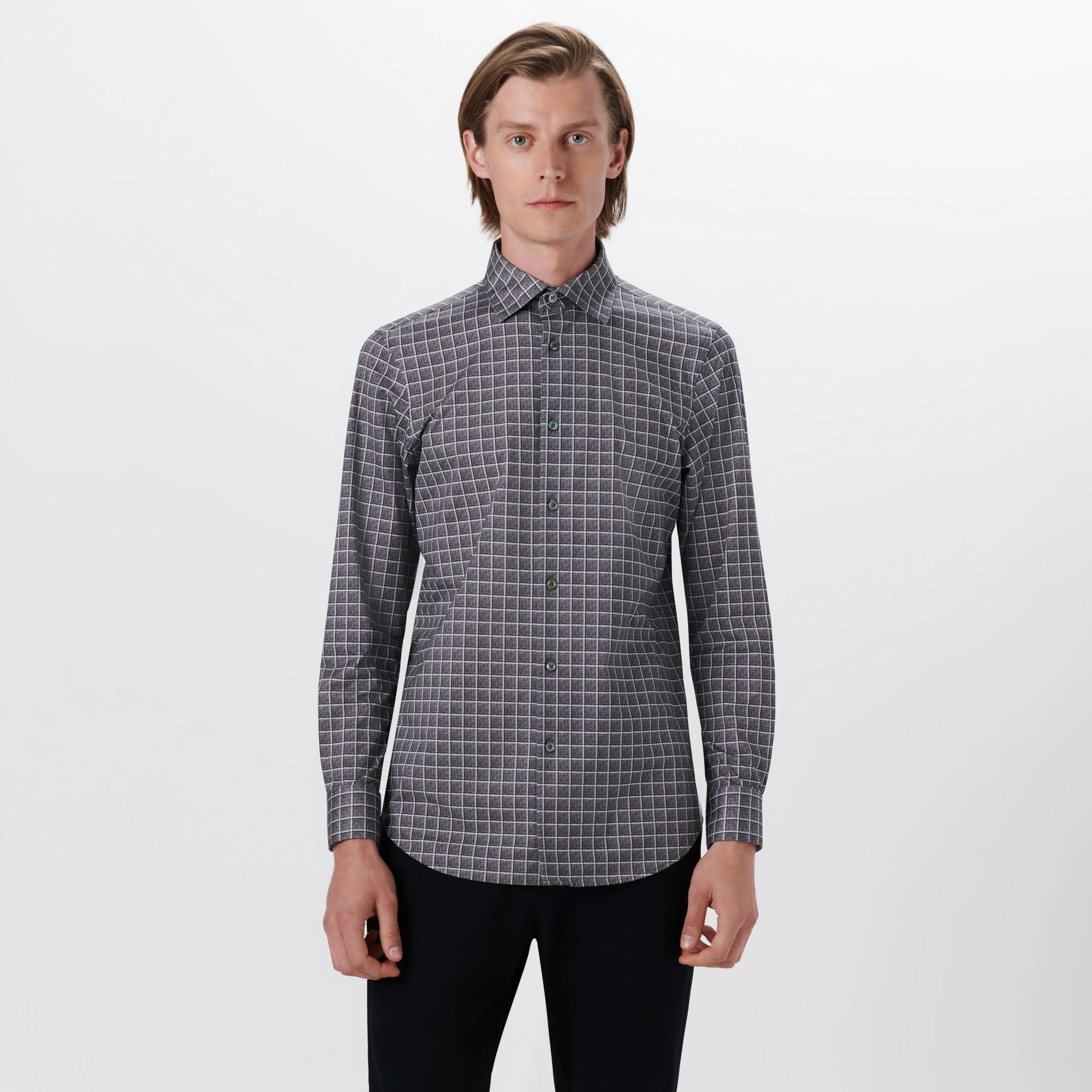 JAMES Graph Check OoohCotton Shirt