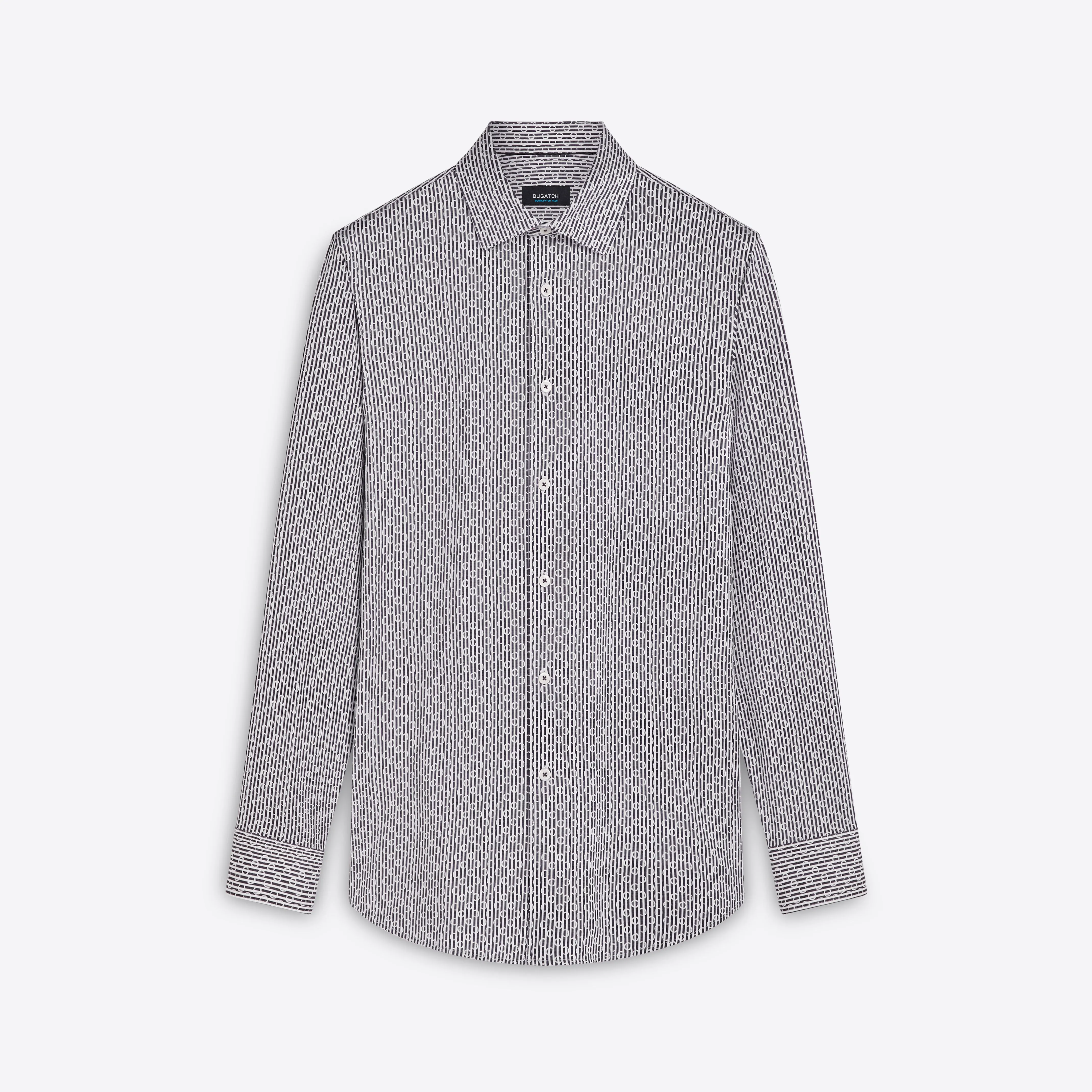 JAMES Stripe and Ring Print OoohCotton Shirt