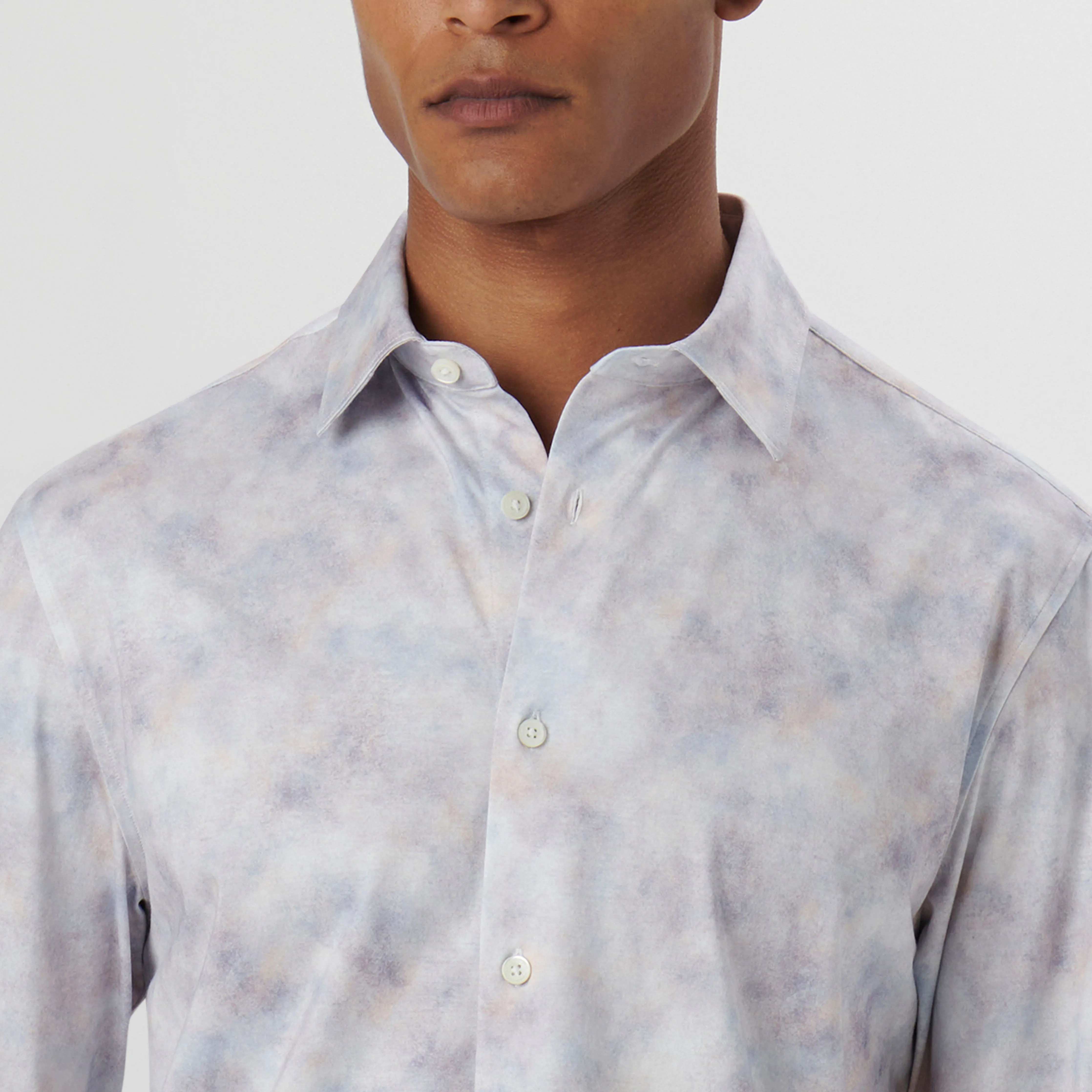 James Watercolor Print OoohCotton Shirt