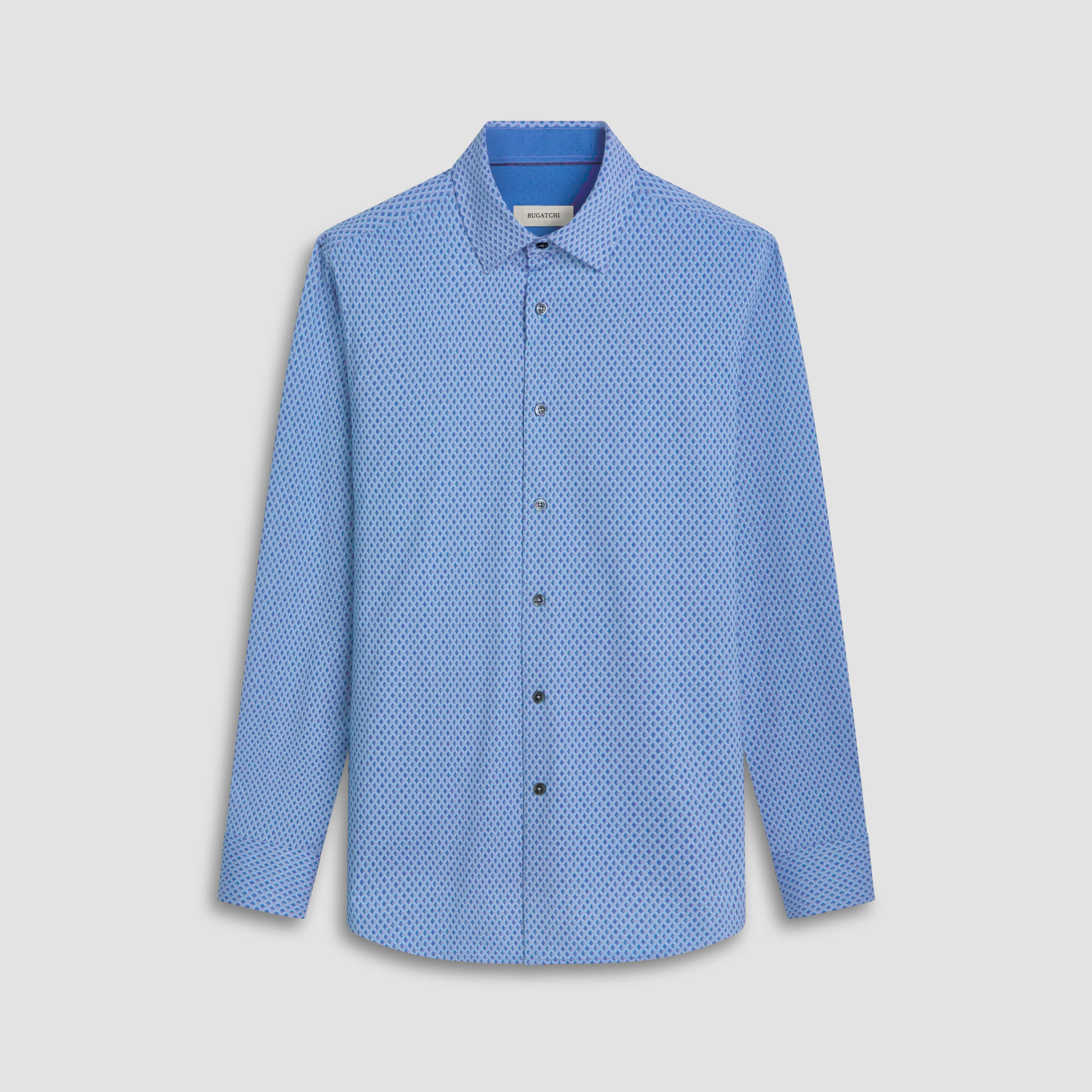 Jimmy Double Sided Geometric/Solid OoohCotton Shirt