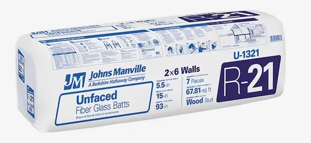 Johns Manville Unfaced Batts & Rolls Insulation