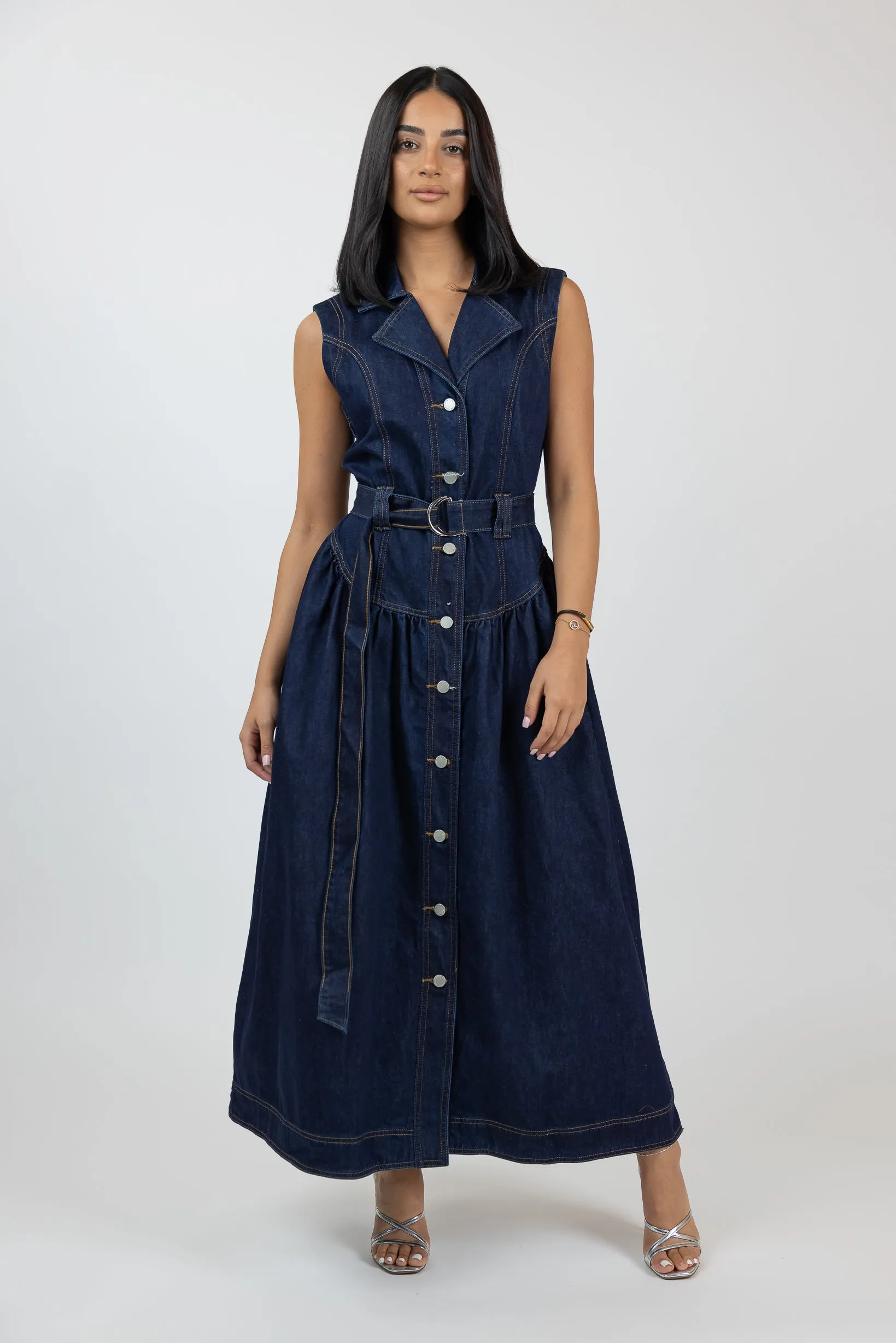 Jovienne Denim Dress