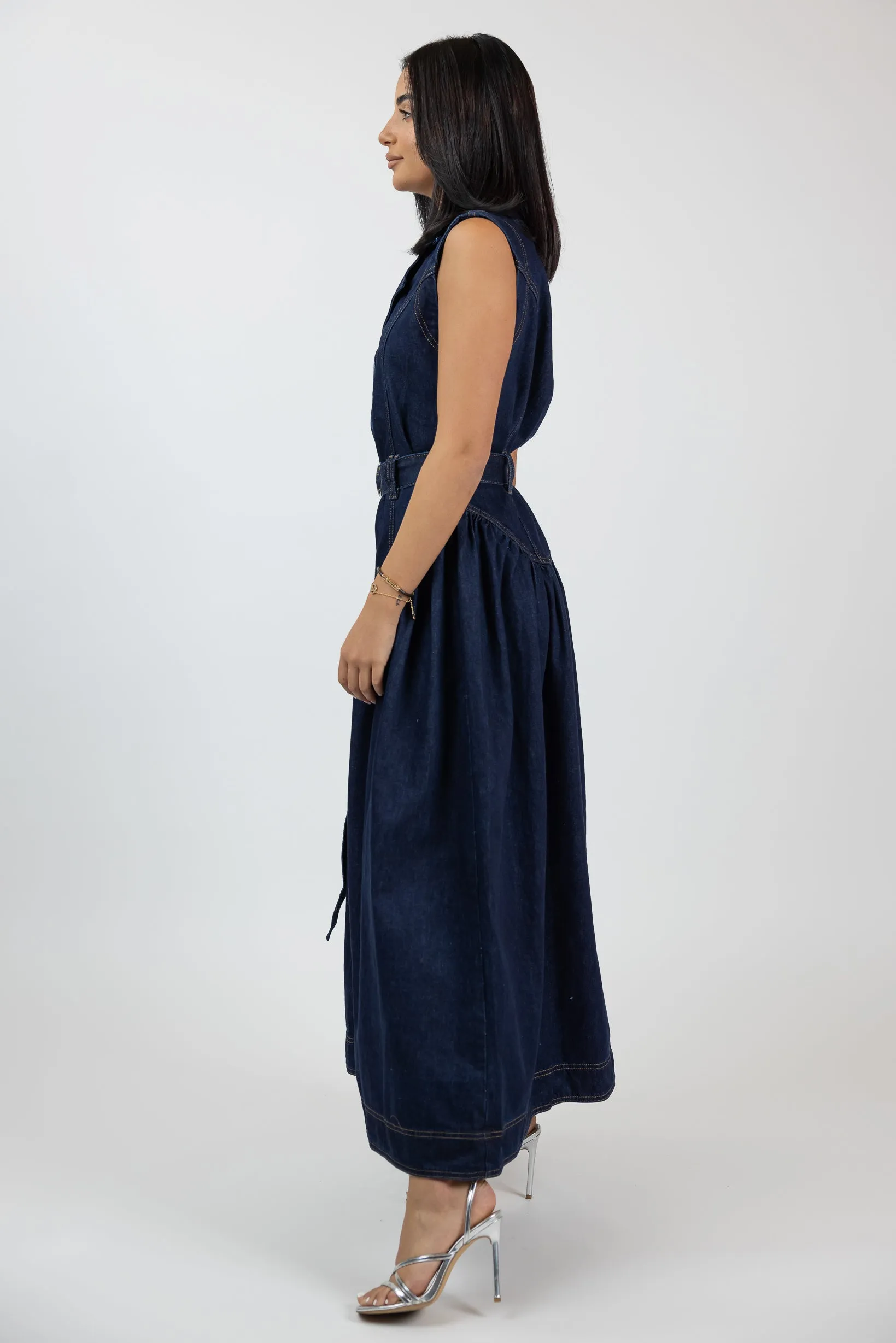 Jovienne Denim Dress