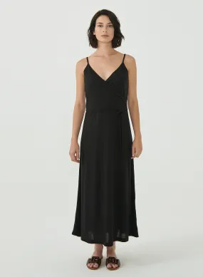 Jurk met verstelbare bandjes | Organication maxi dress black