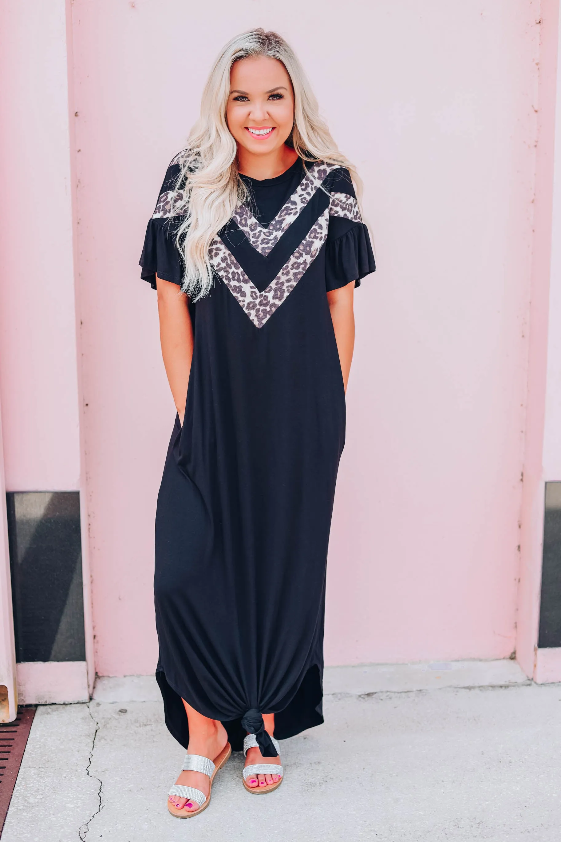 Just My Style Maxi Dress - Black