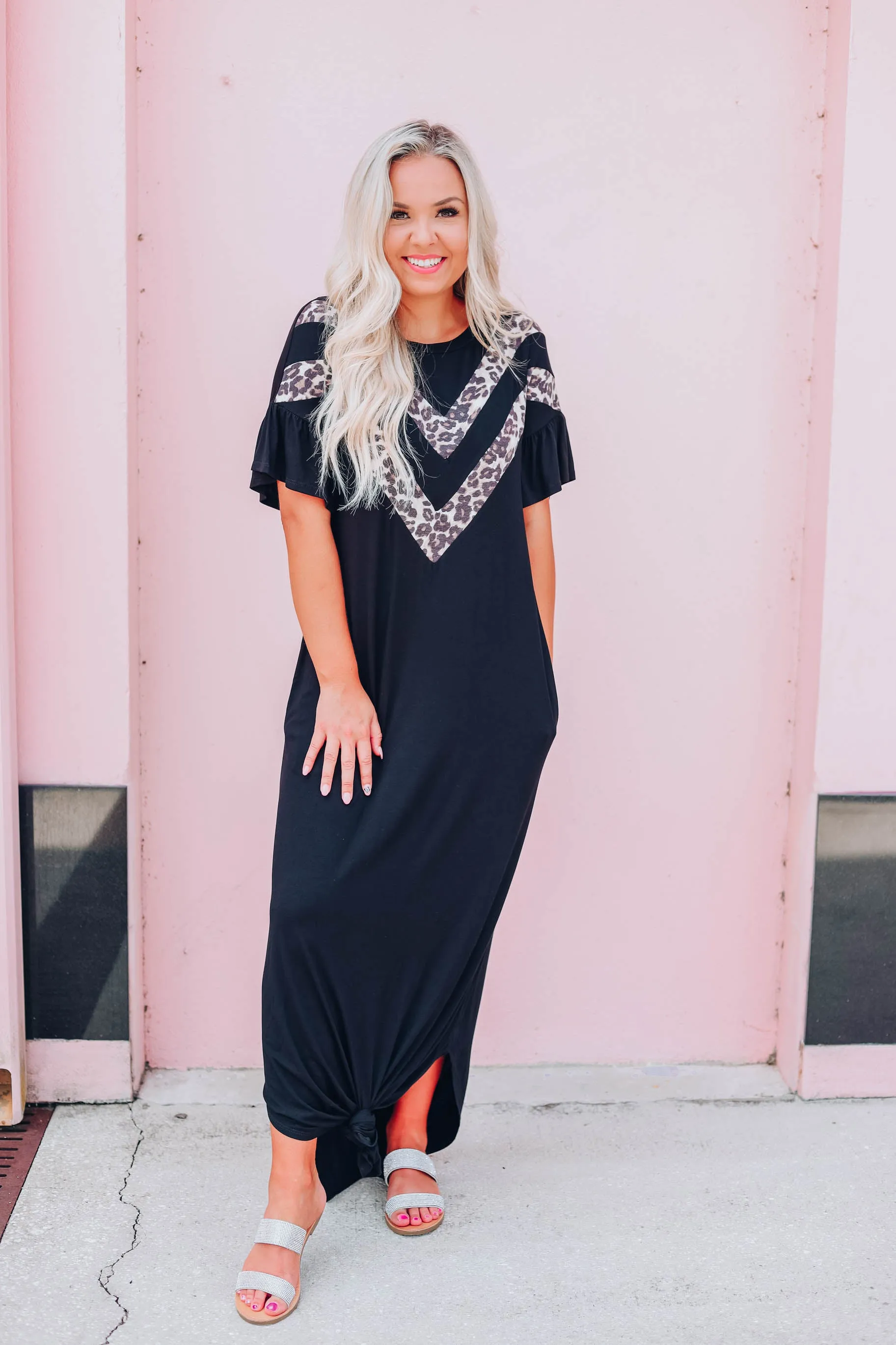 Just My Style Maxi Dress - Black