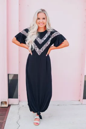 Just My Style Maxi Dress - Black