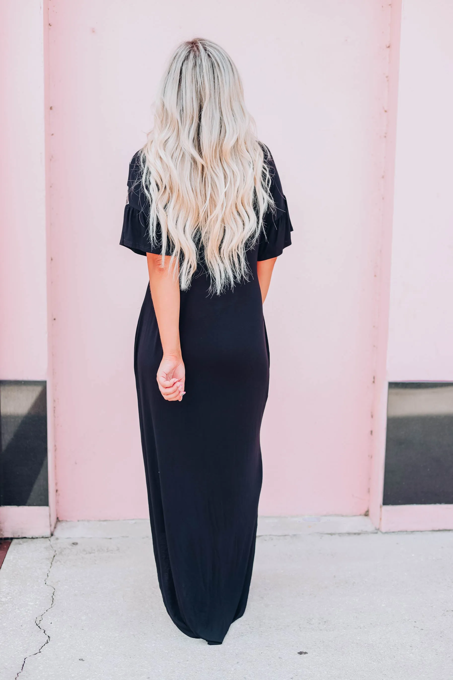 Just My Style Maxi Dress - Black