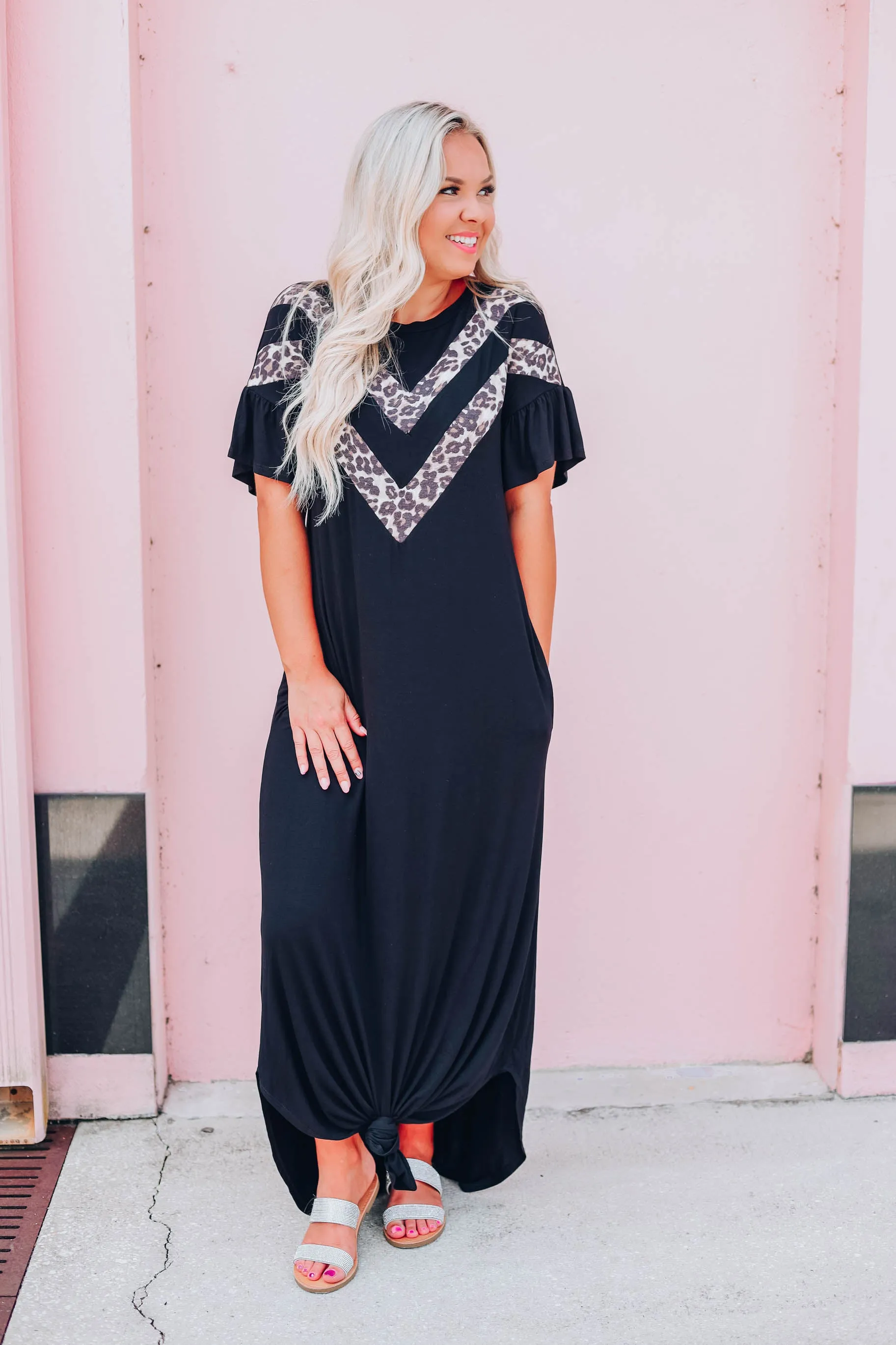 Just My Style Maxi Dress - Black