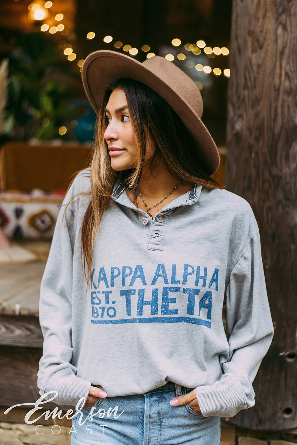 Kappa Alpha Theta PR Thermal Henley