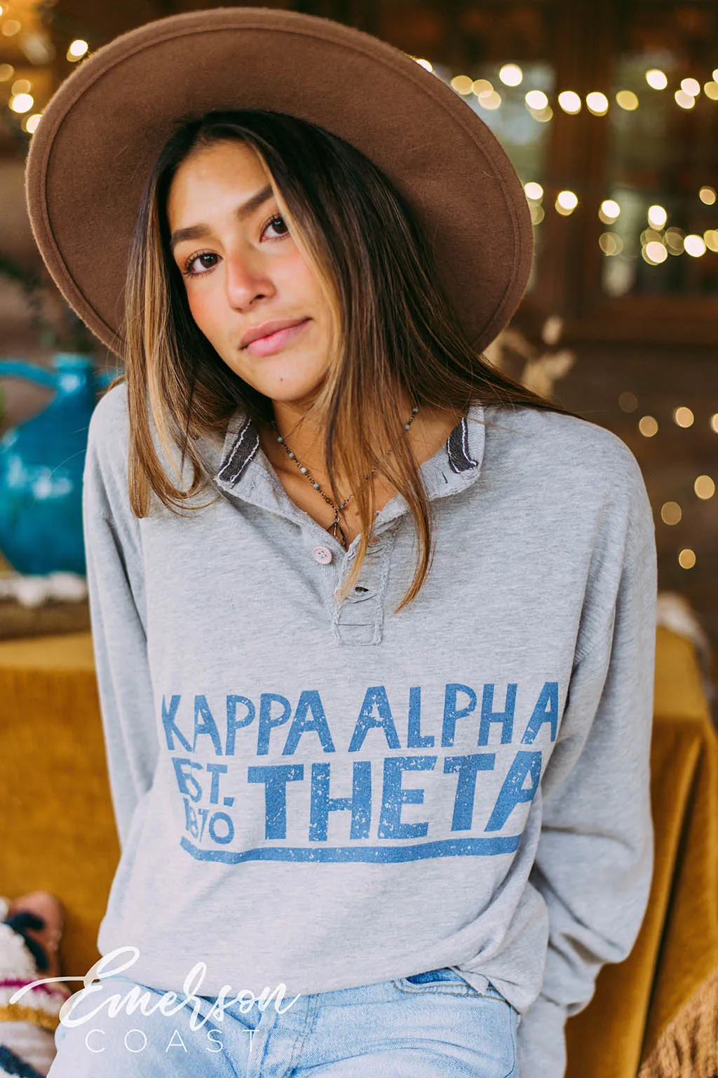 Kappa Alpha Theta PR Thermal Henley