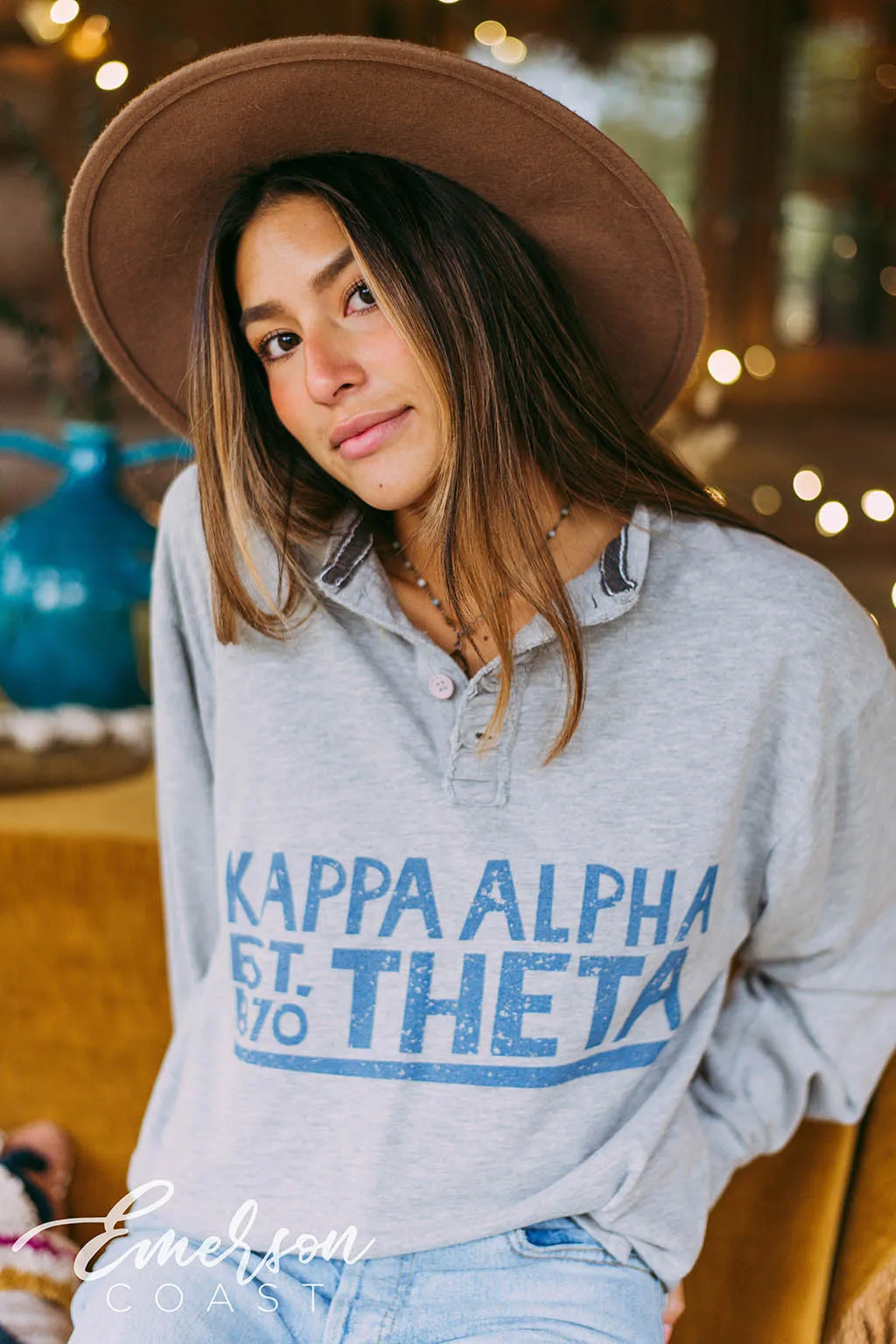 Kappa Alpha Theta PR Thermal Henley