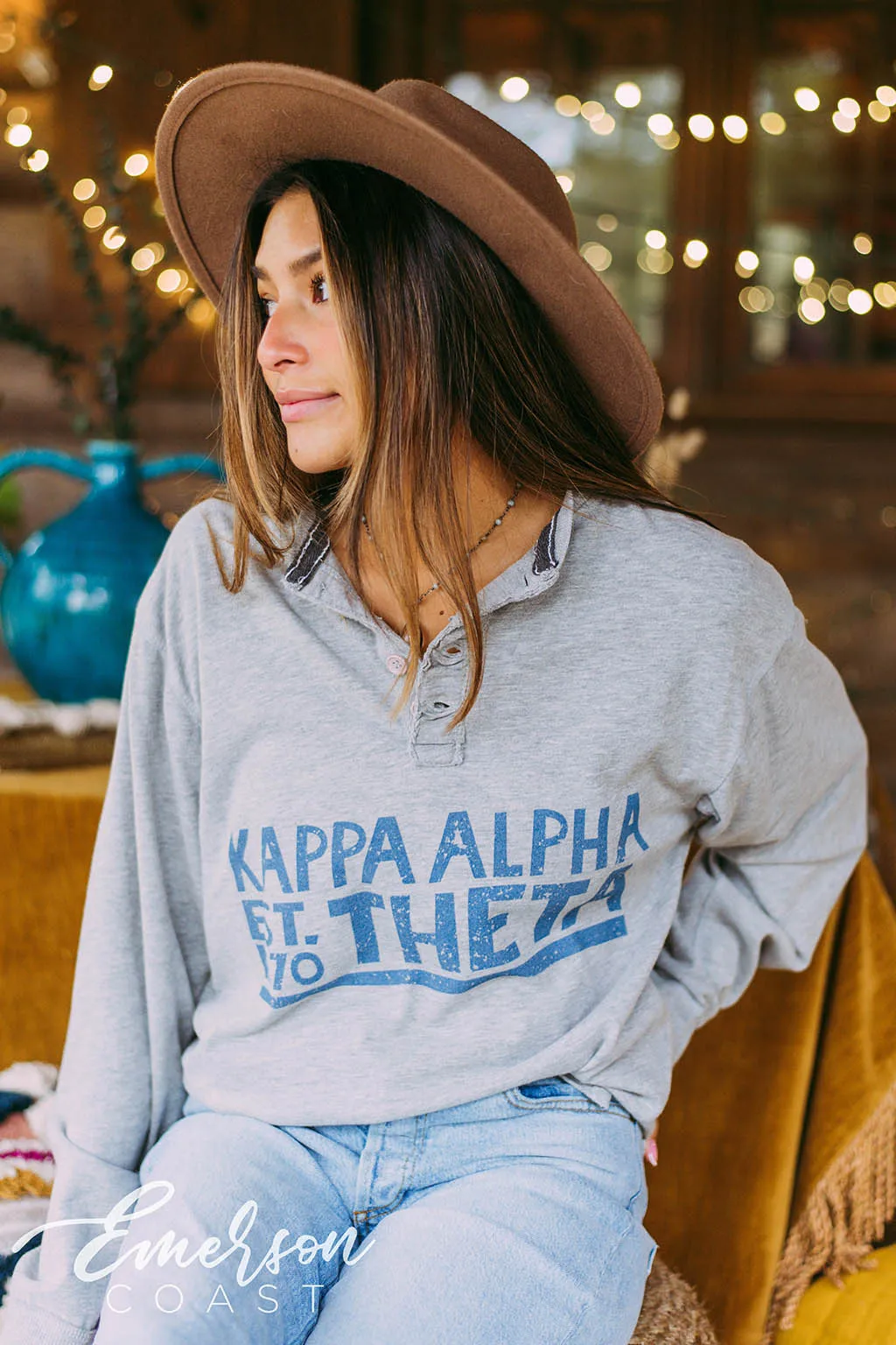 Kappa Alpha Theta PR Thermal Henley