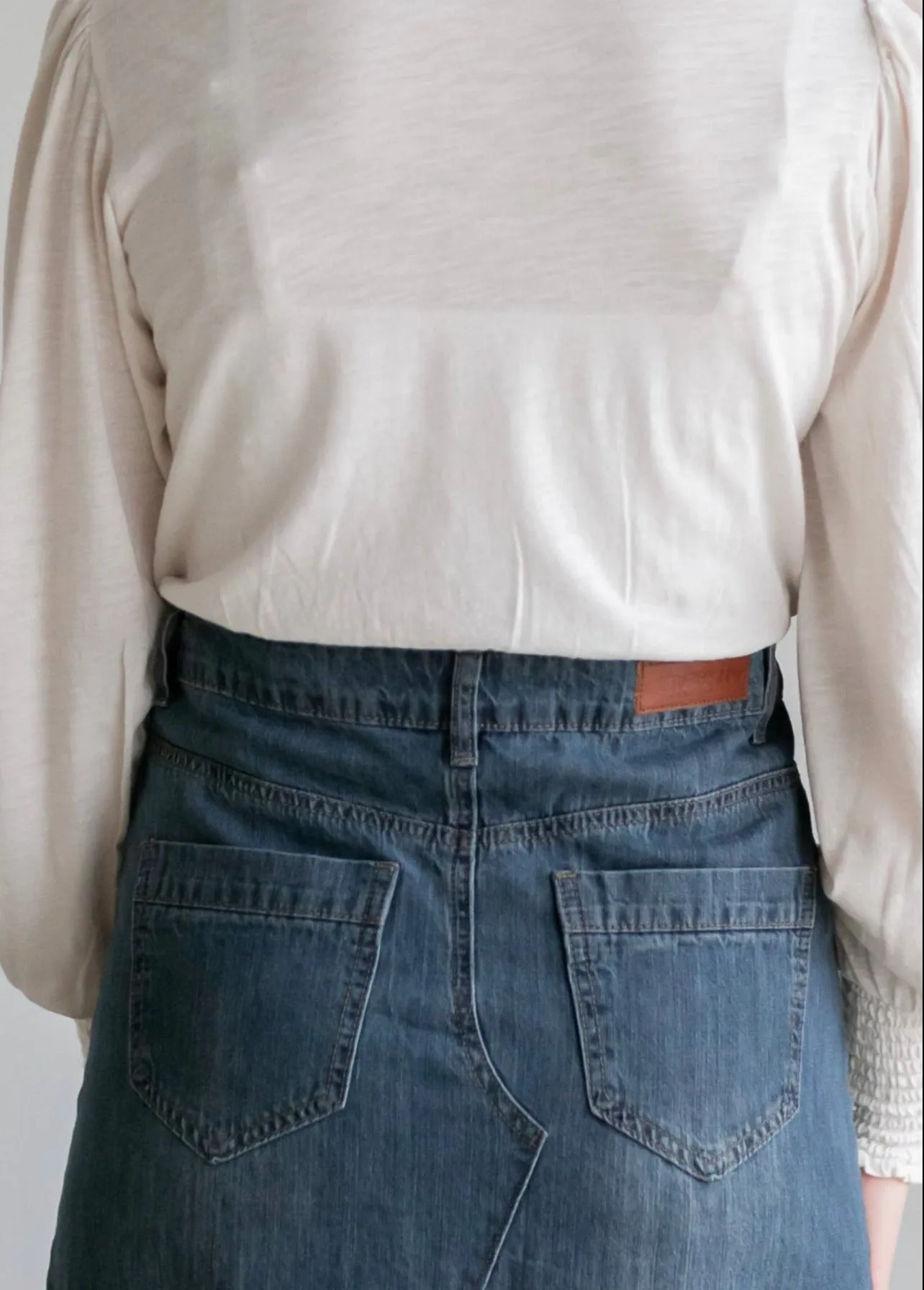 Katherine Long Denim Skirt