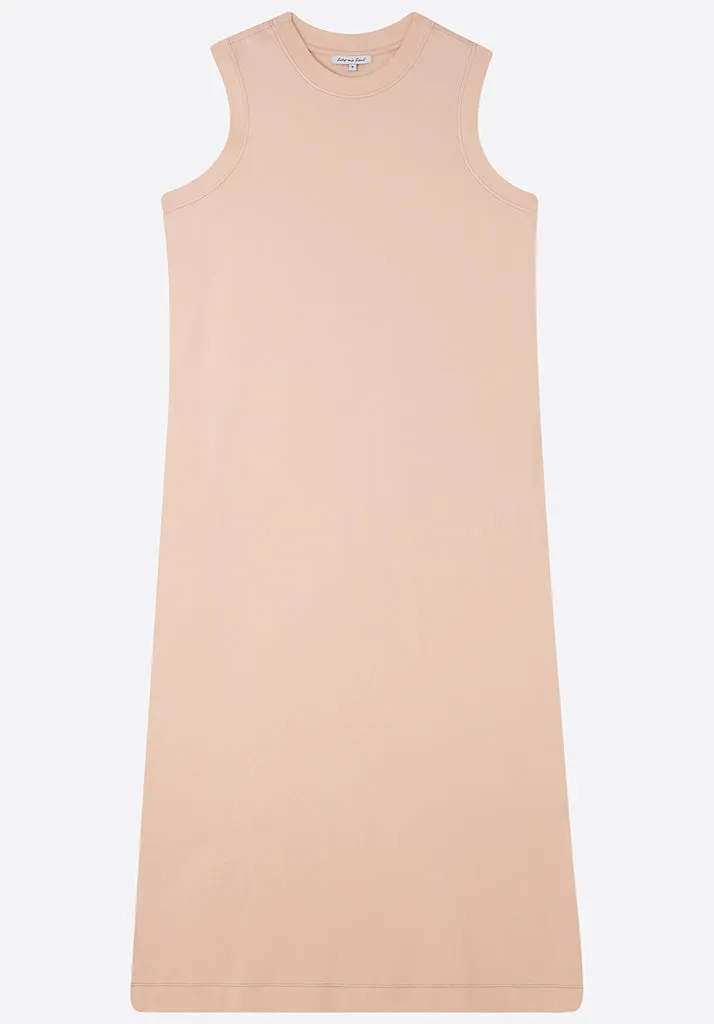 Kerri Sleeveless Jersey Maxi Dress In Pink