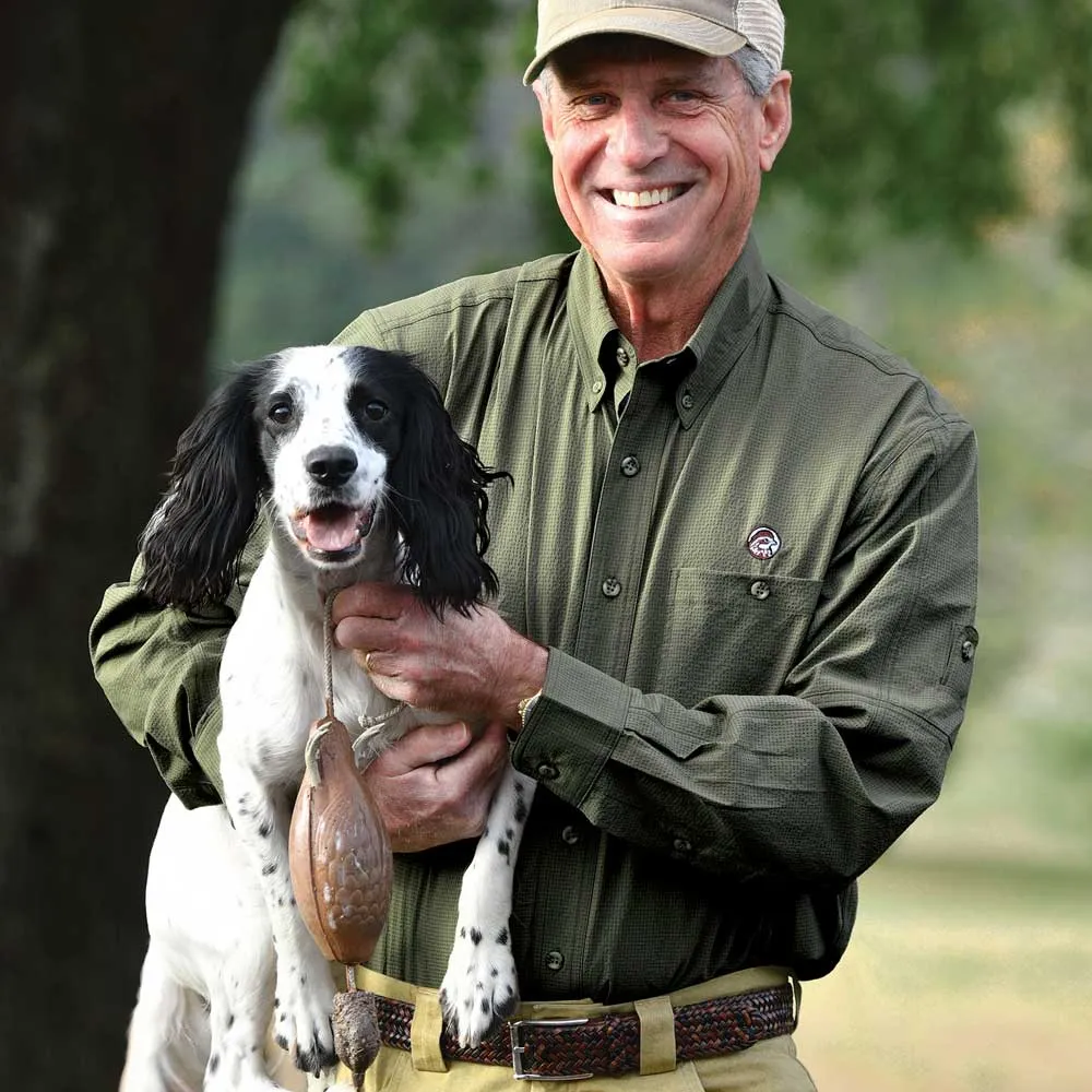 Kevin's Bob White Quail Stretch Long Sleeve Performance Seersucker Field Shirt