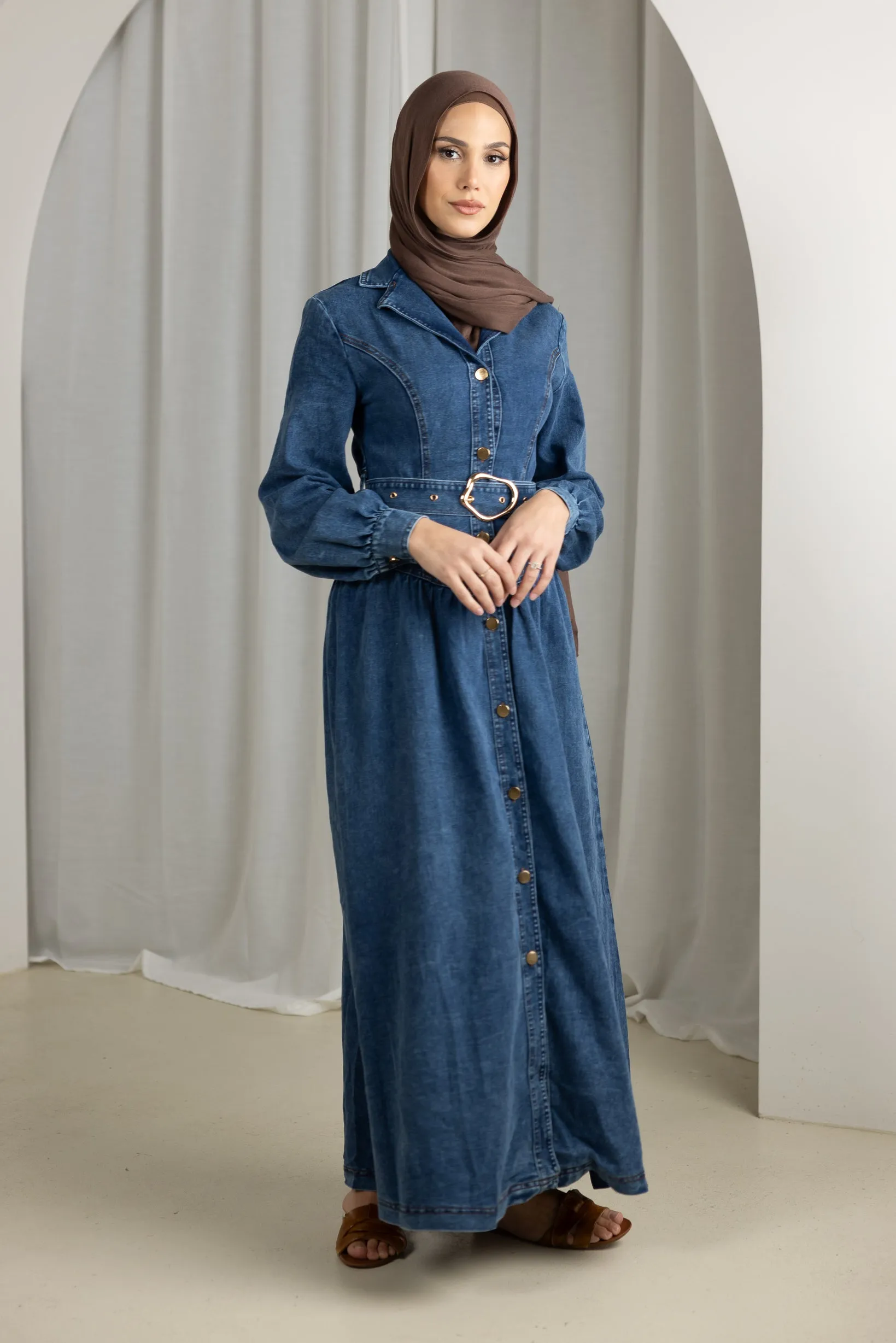 Latoya Vintage Denim Dress