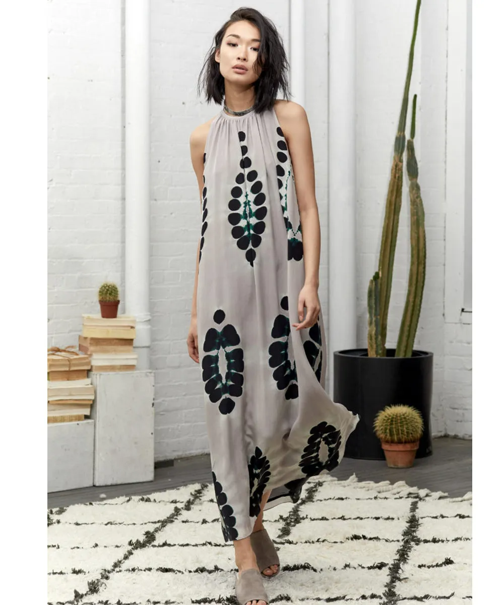 Laura Siegel Dot Sleeveless Maxi Dress